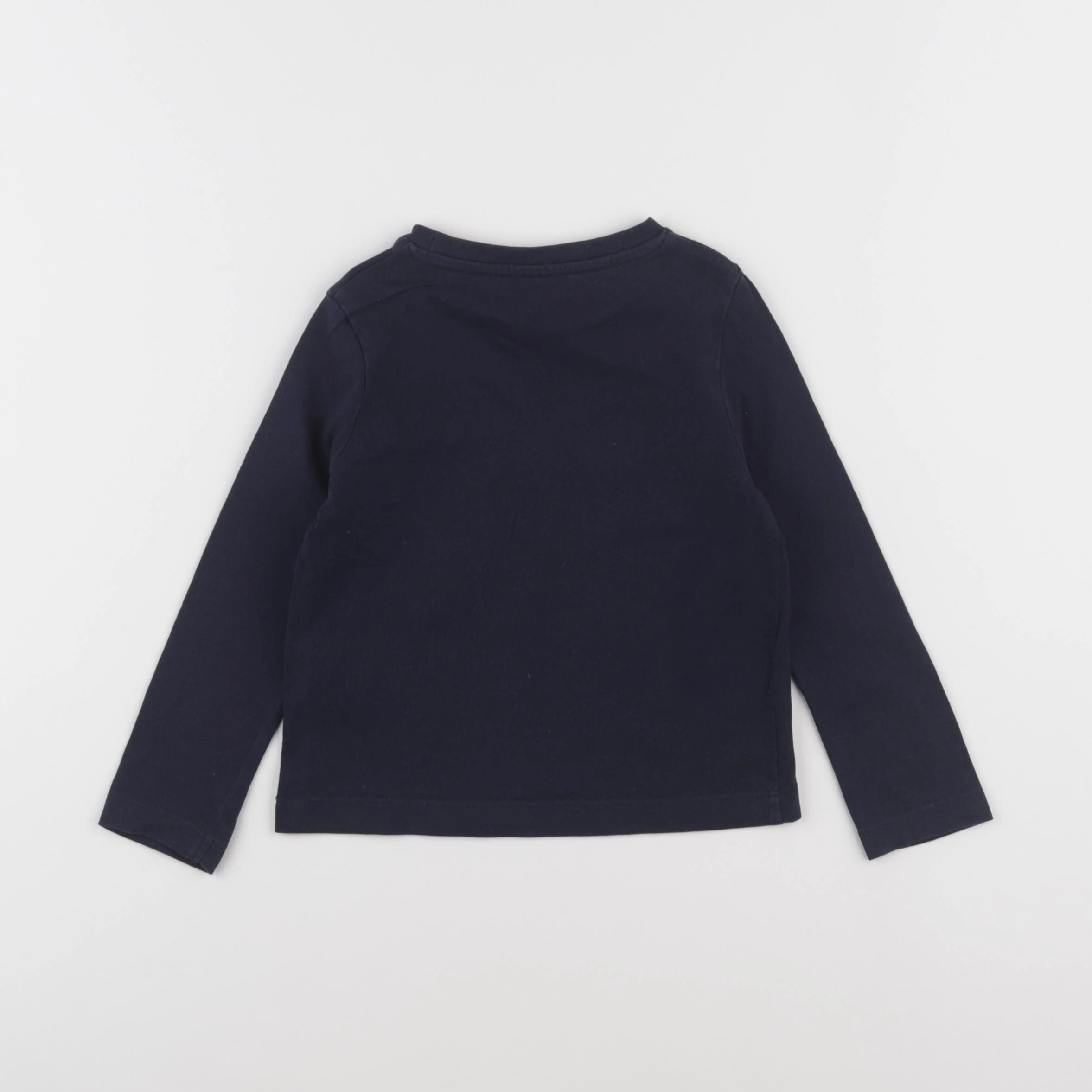 Vertbaudet - tee-shirt bleu - 2 ans