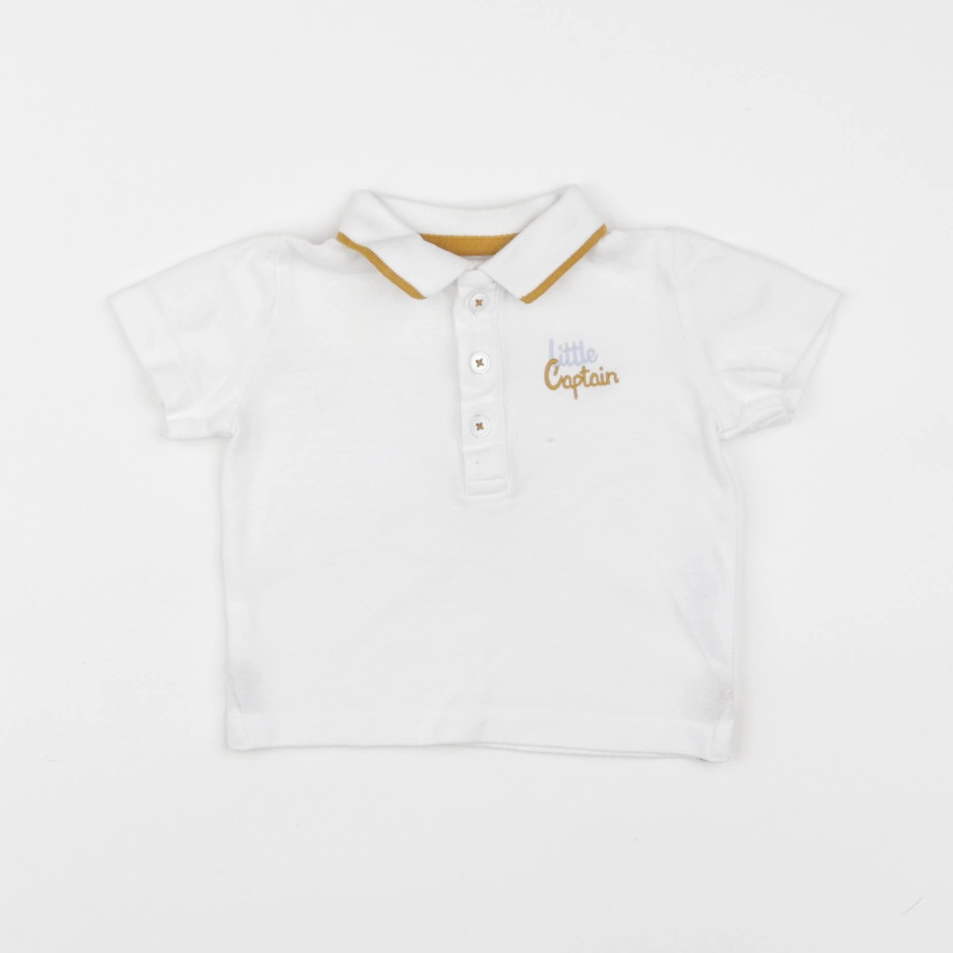 Boutchou - polo blanc - 6 mois
