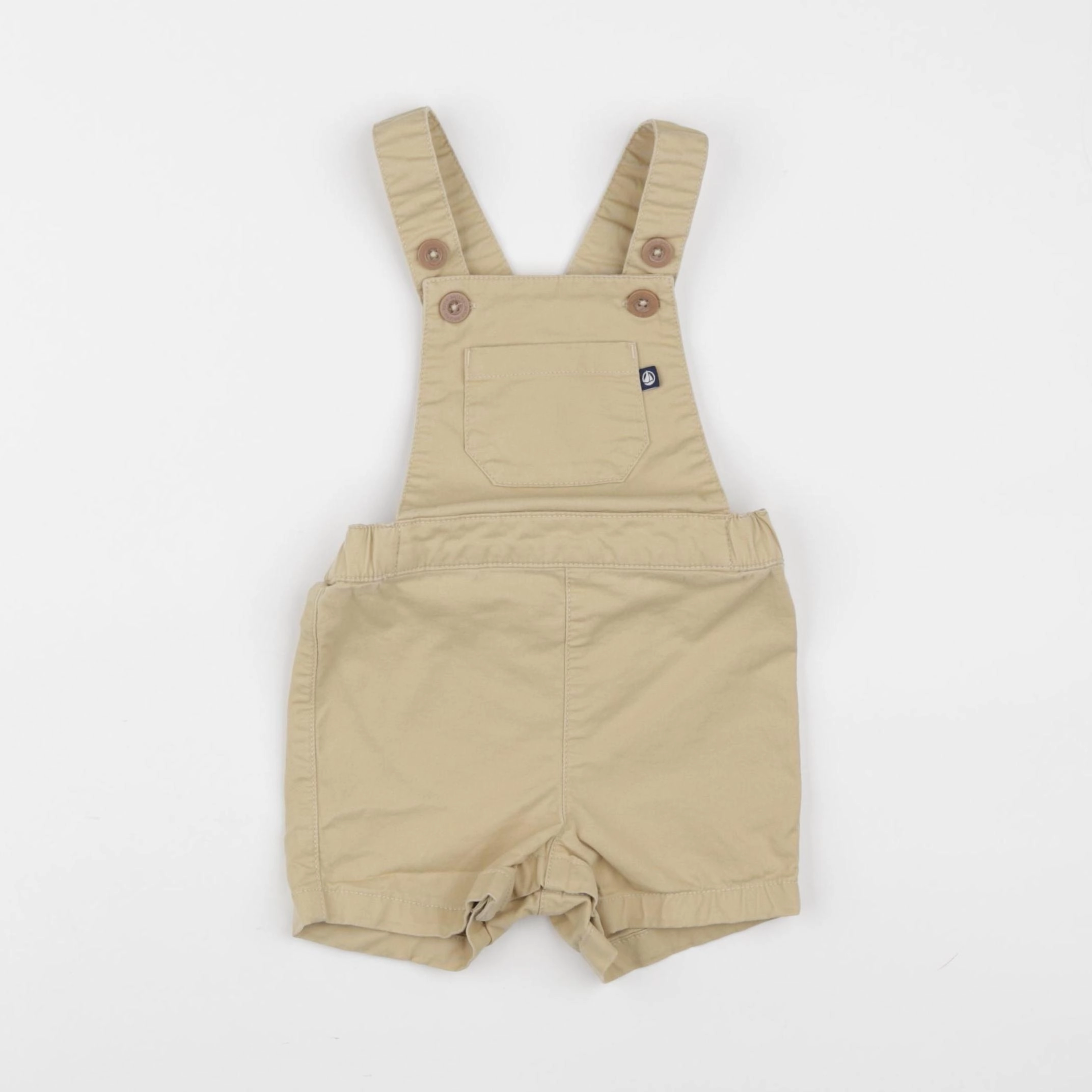 Petit Bateau - salopette beige - 6 mois