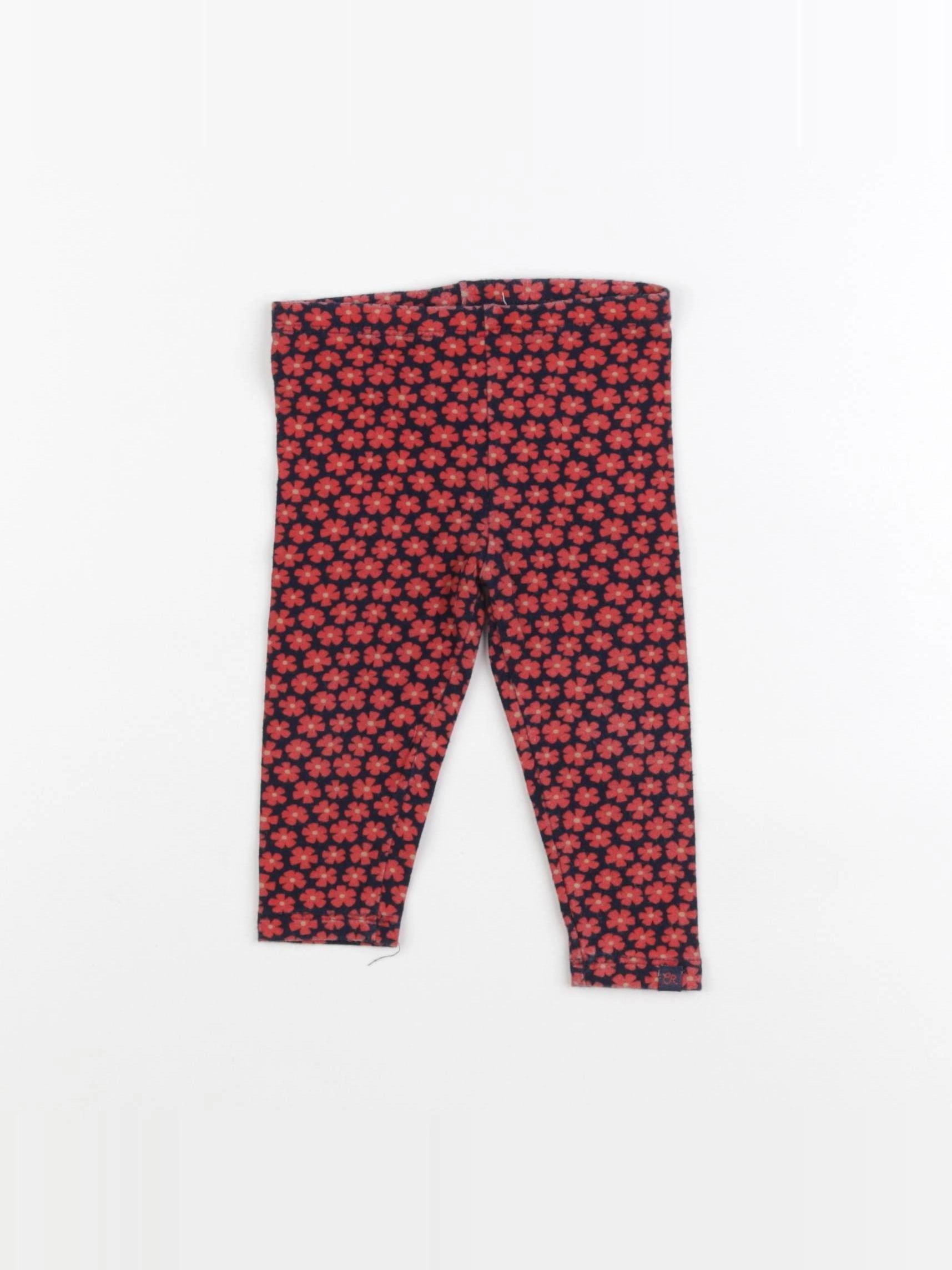 Cadet Rousselle - legging rouge - 12 mois