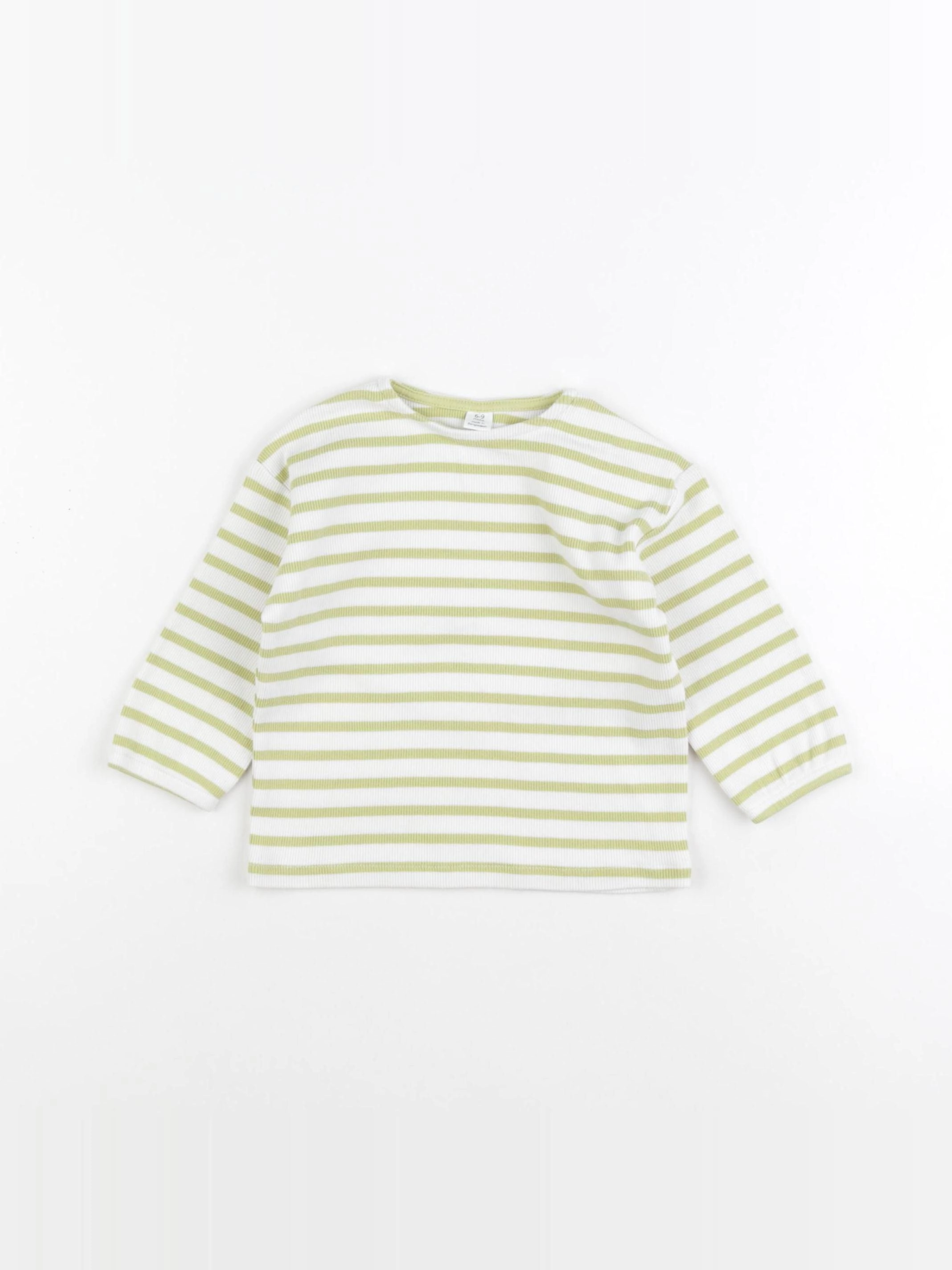 Marks & Spencer  - tee-shirt vert - 6/9 mois