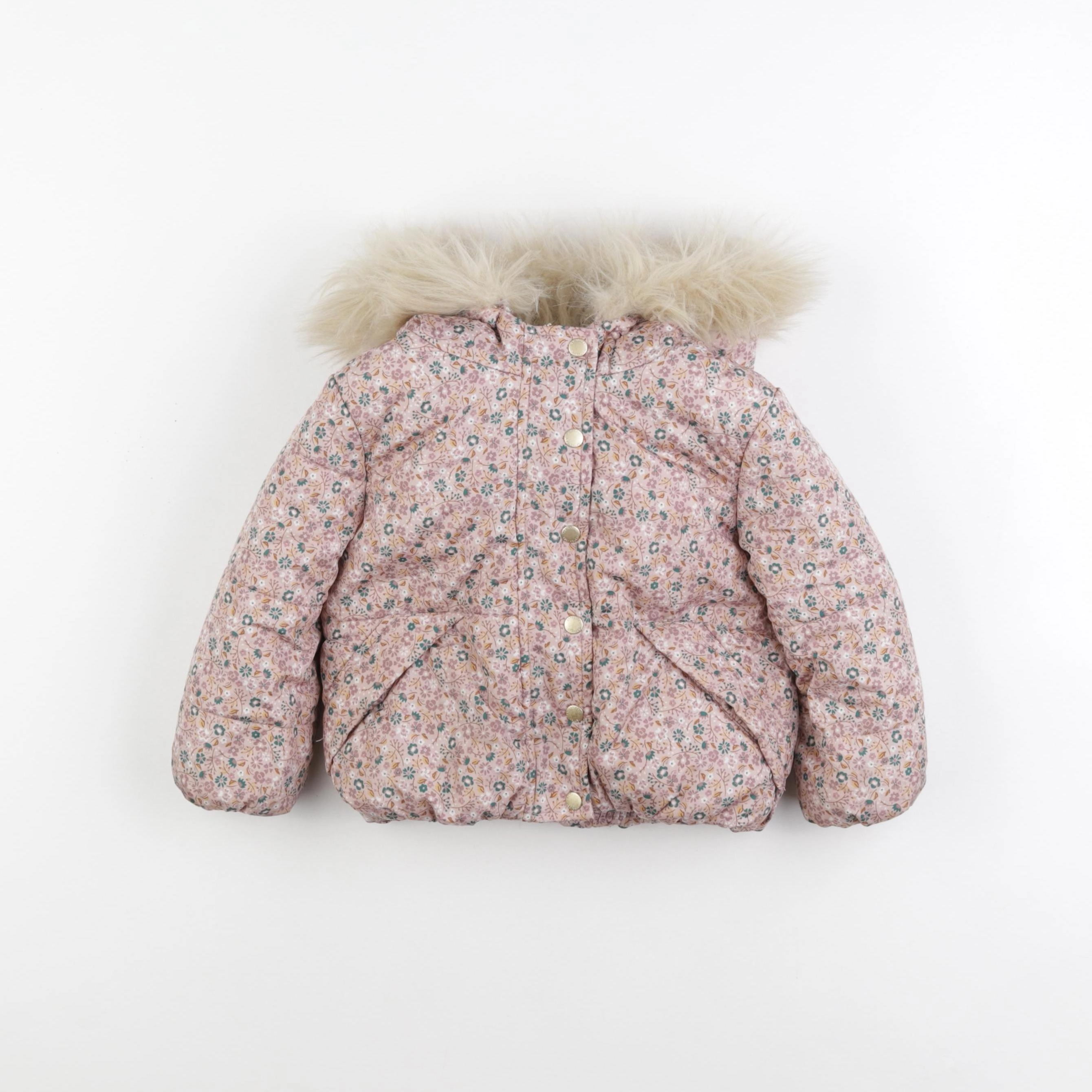 Vertbaudet - doudoune rose - 2 ans