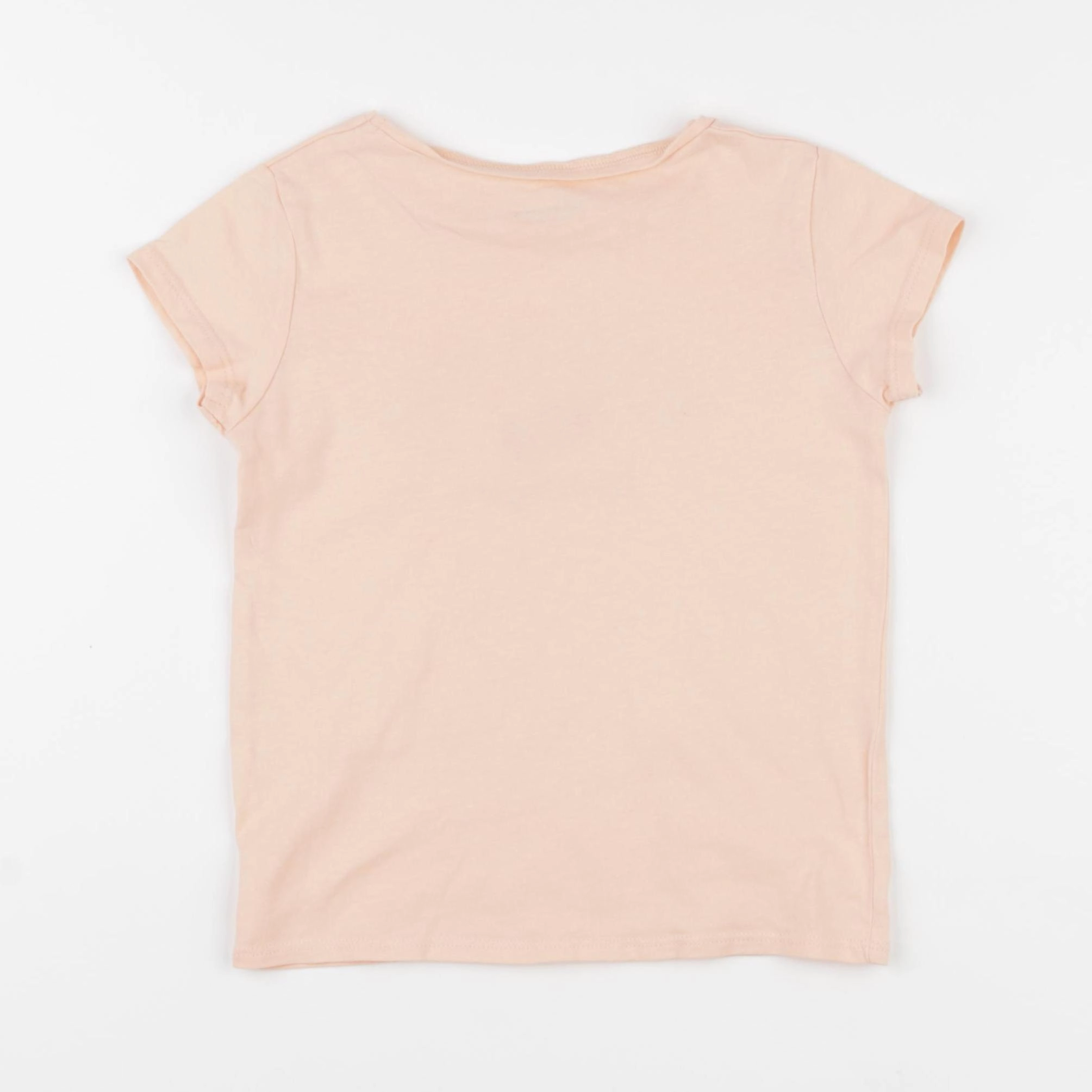 Vertbaudet - tee-shirt rose, or - 4 ans