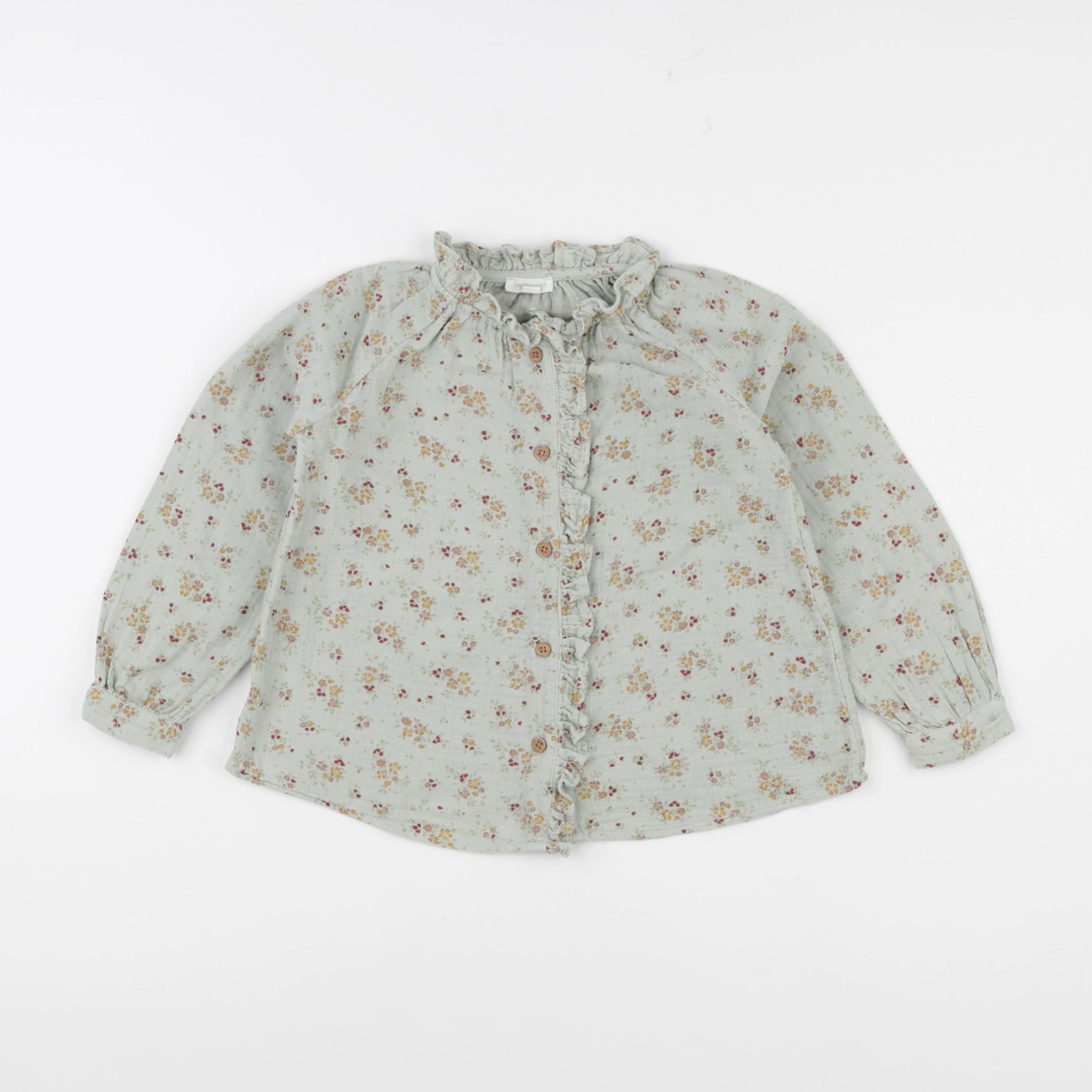 Vertbaudet - blouse vert - 3 ans