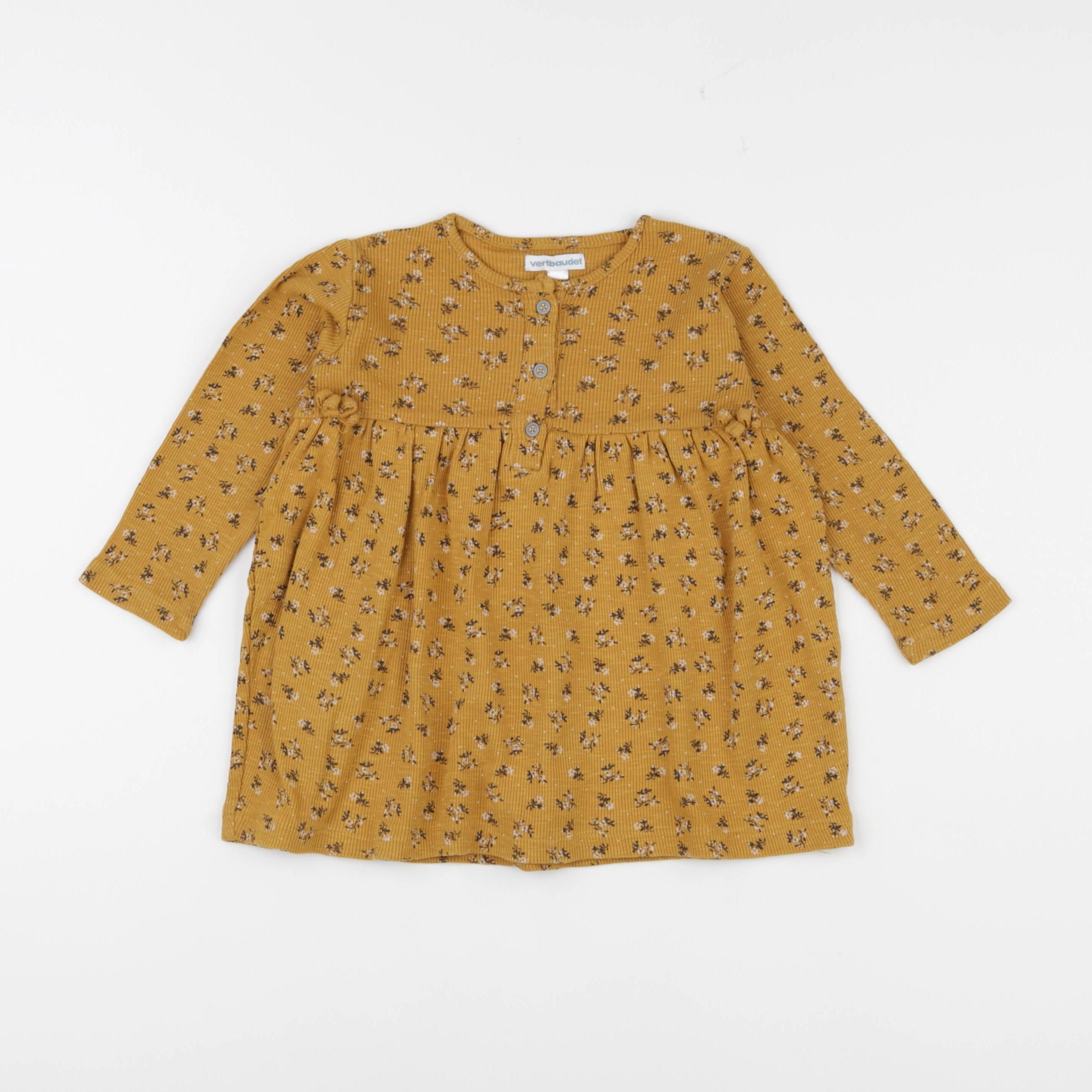 Vertbaudet - robe jaune - 36 mois