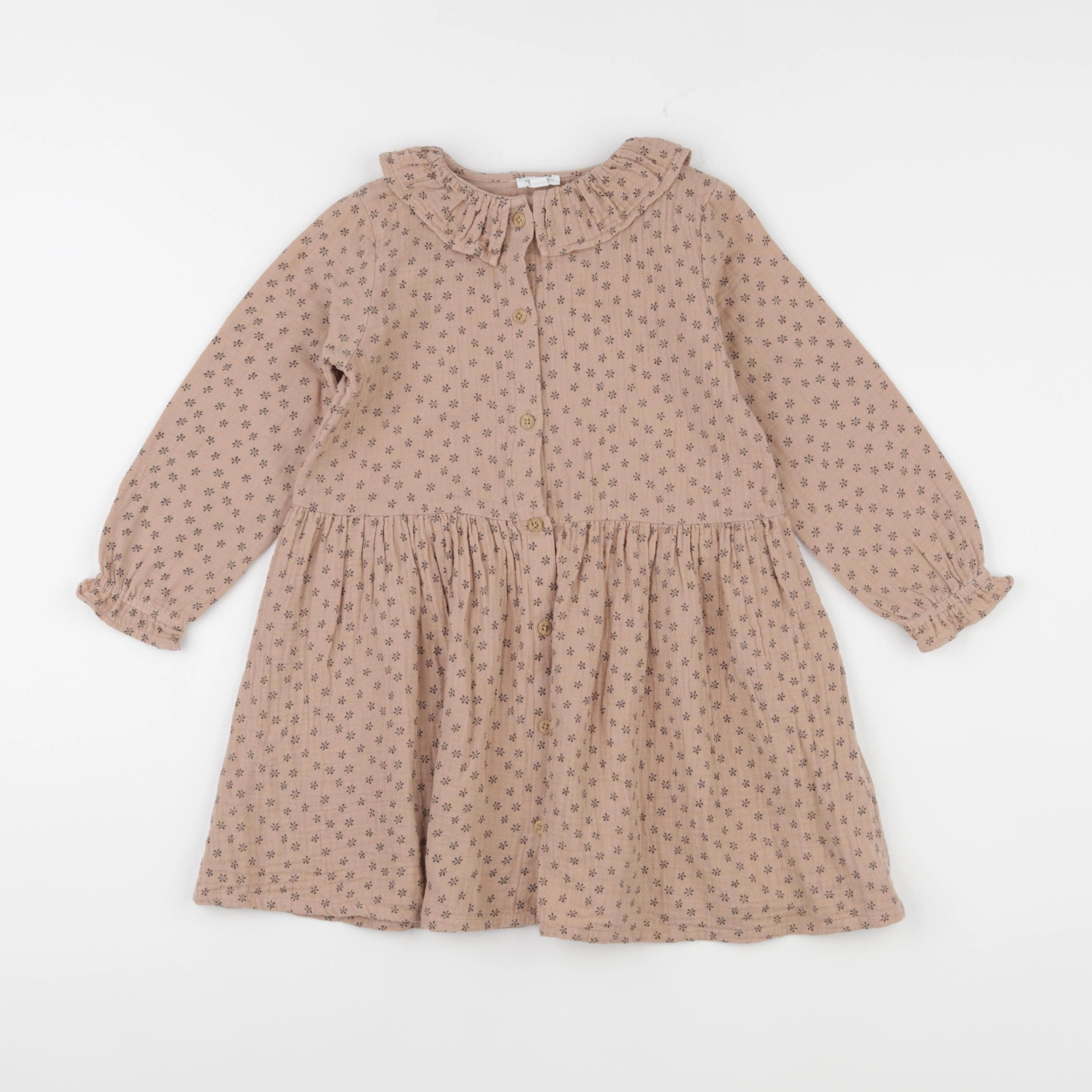 Vertbaudet - robe marron - 5 ans