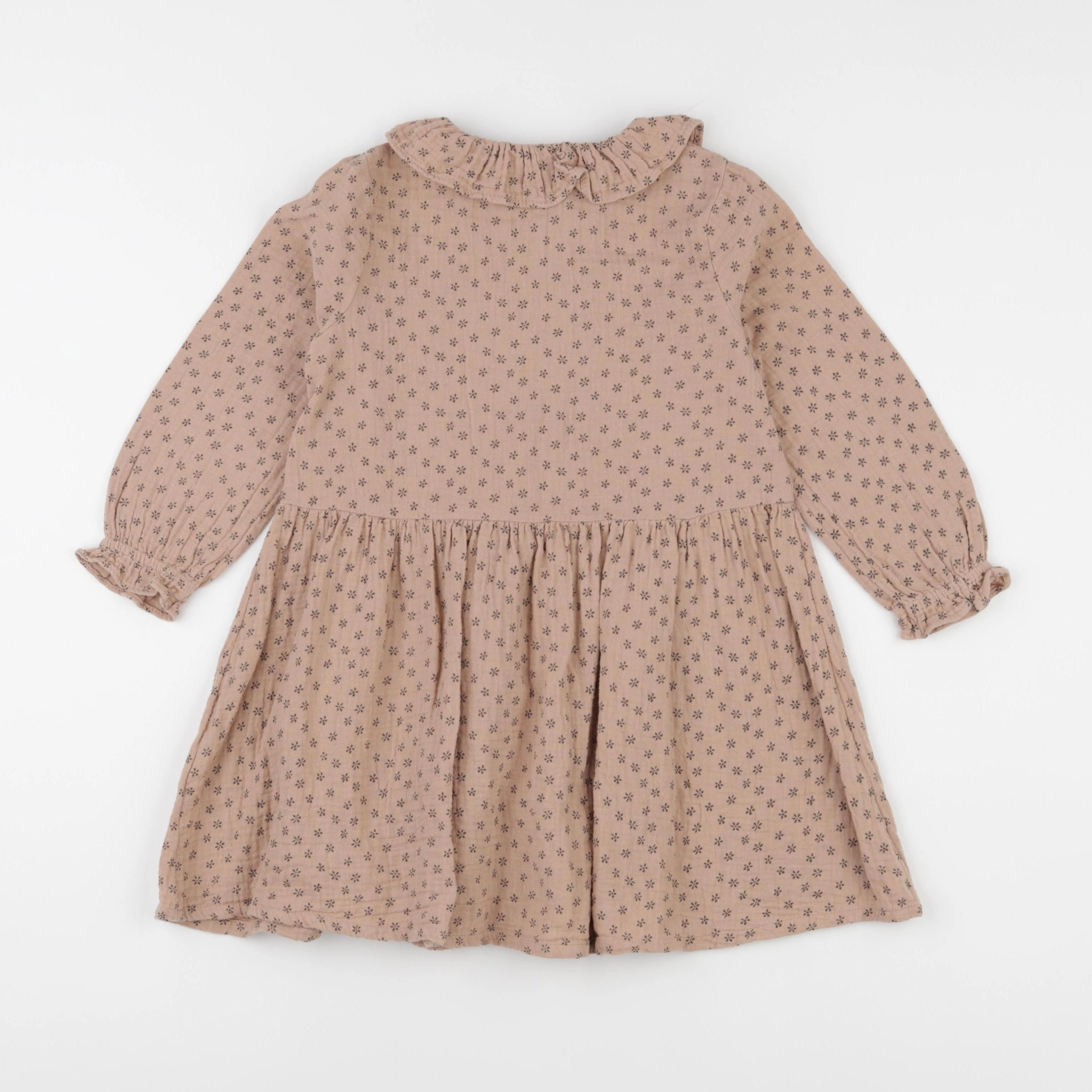 Vertbaudet - robe marron - 5 ans