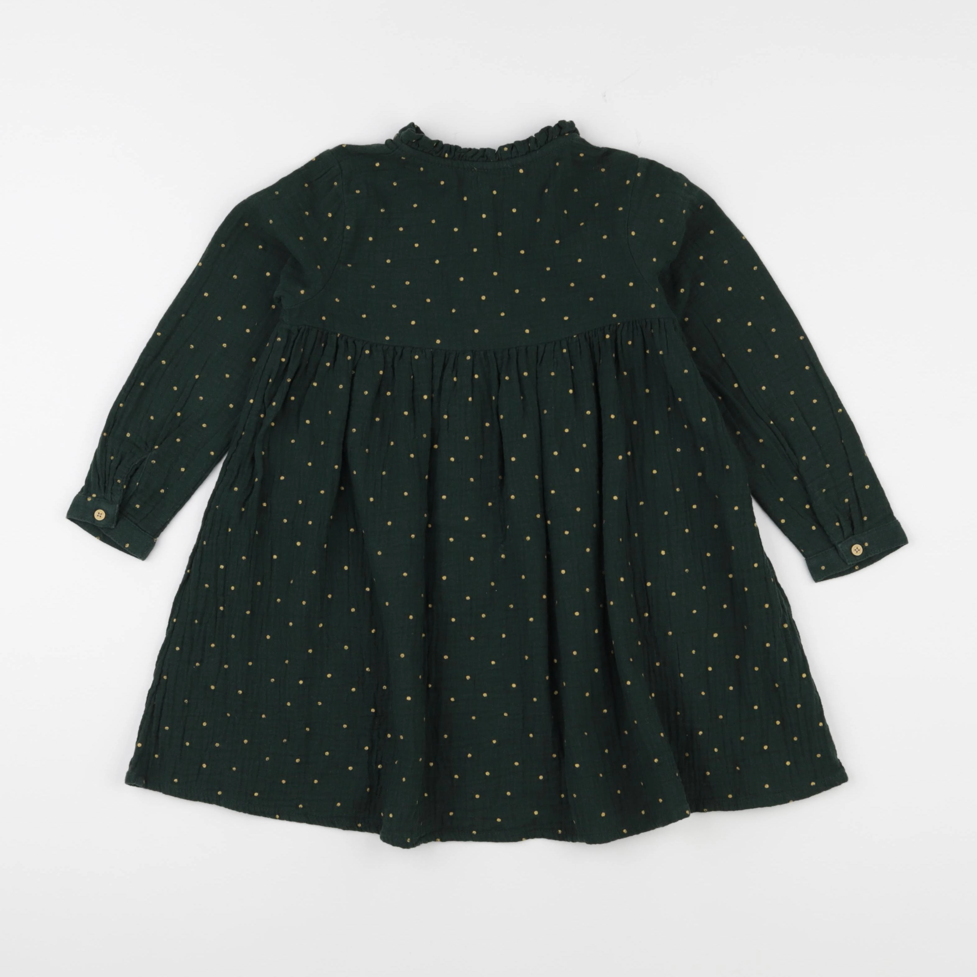 Vertbaudet - robe vert - 5 ans