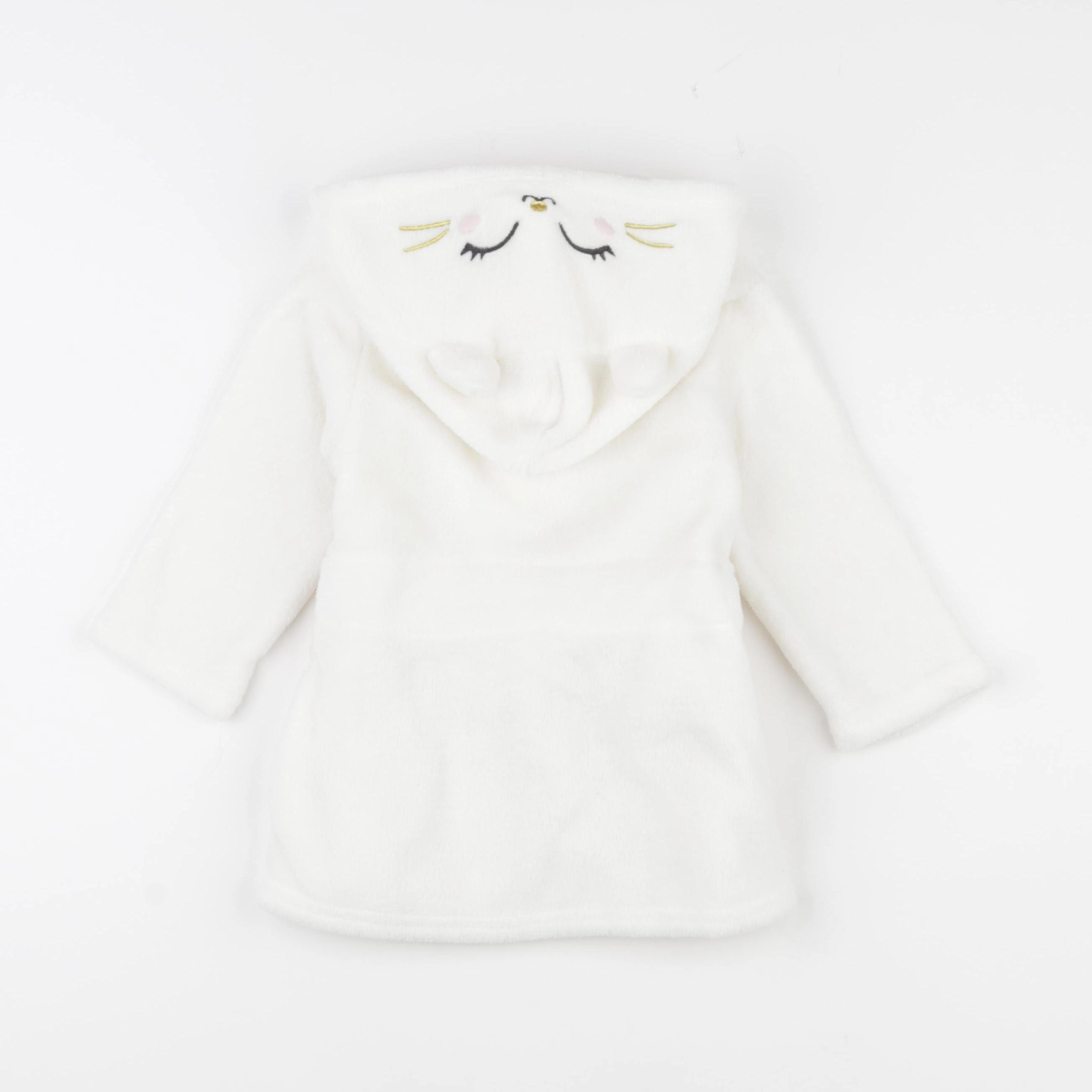 Vertbaudet - robe de chambre blanc - 2 ans