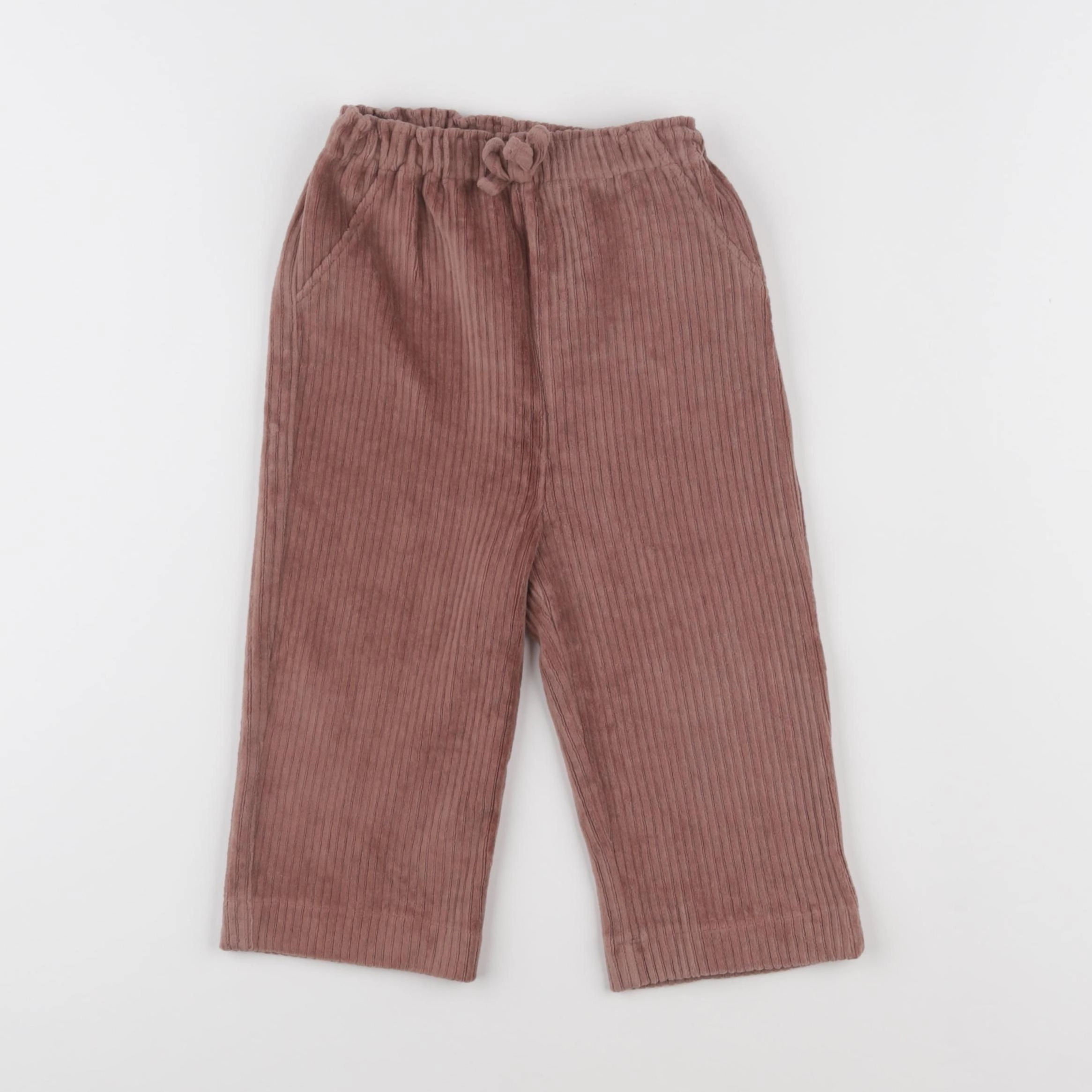Vertbaudet - pantalon marron - 18 mois