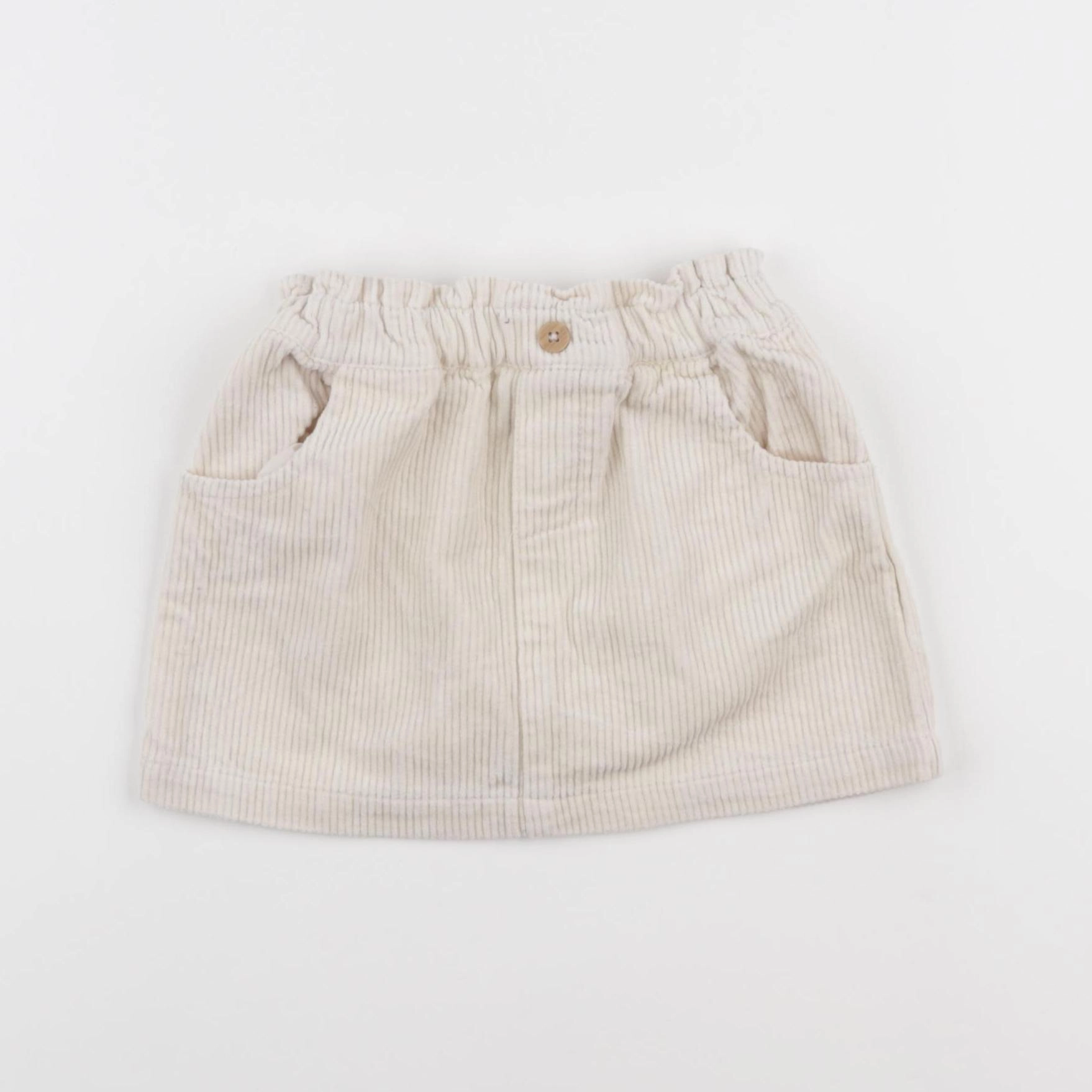Vertbaudet - jupe beige - 18 mois