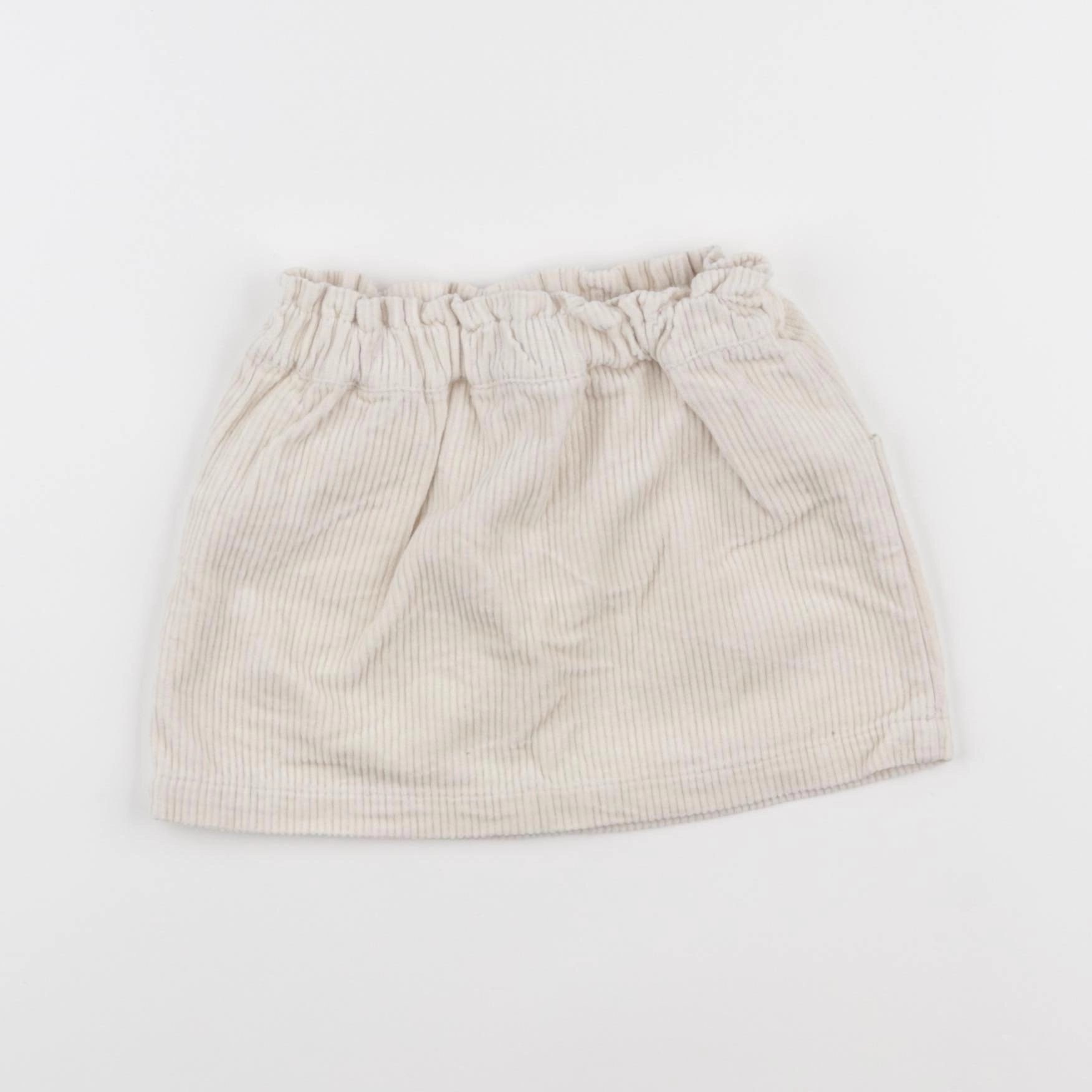 Vertbaudet - jupe beige - 18 mois