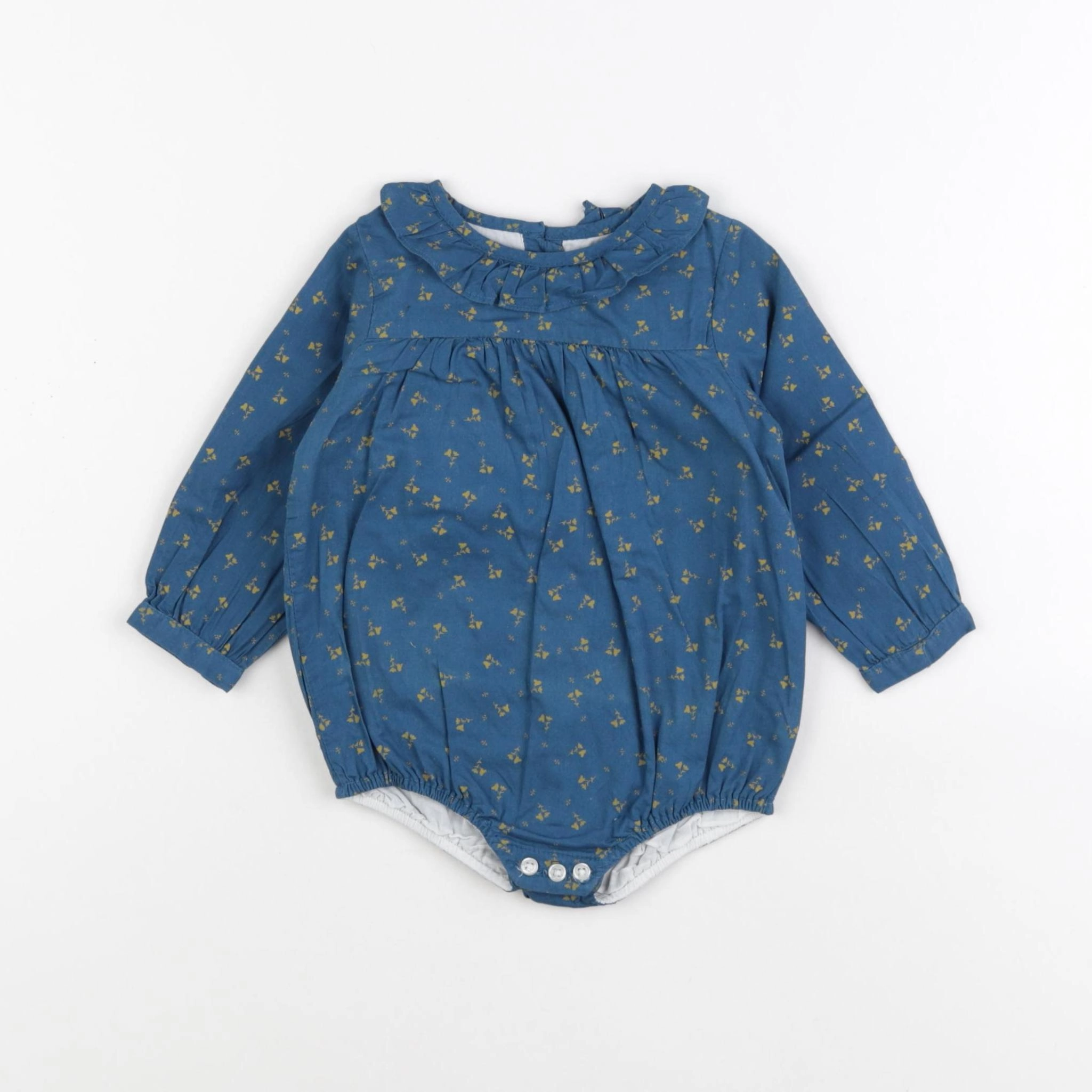 Gocco - combinaison bleu - 6/9 mois