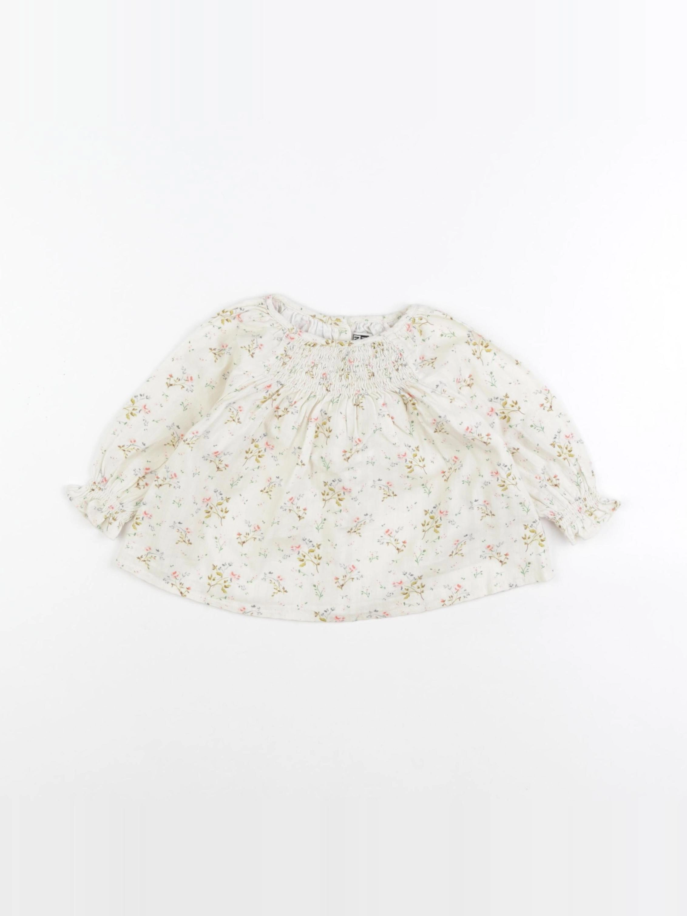 Bonton - blouse beige - 6 mois