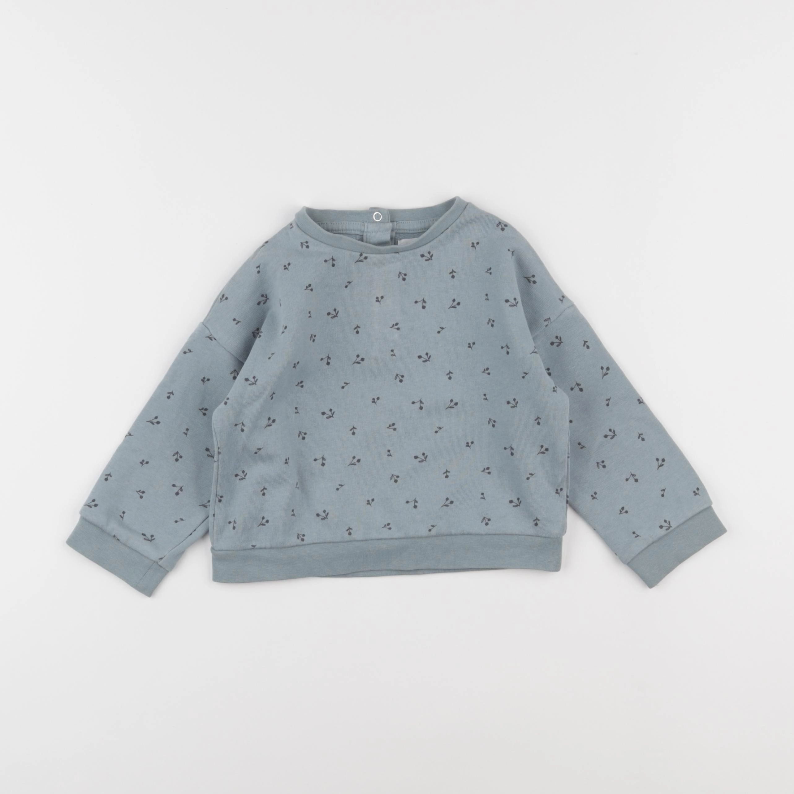 Vertbaudet - sweat bleu - 18 mois