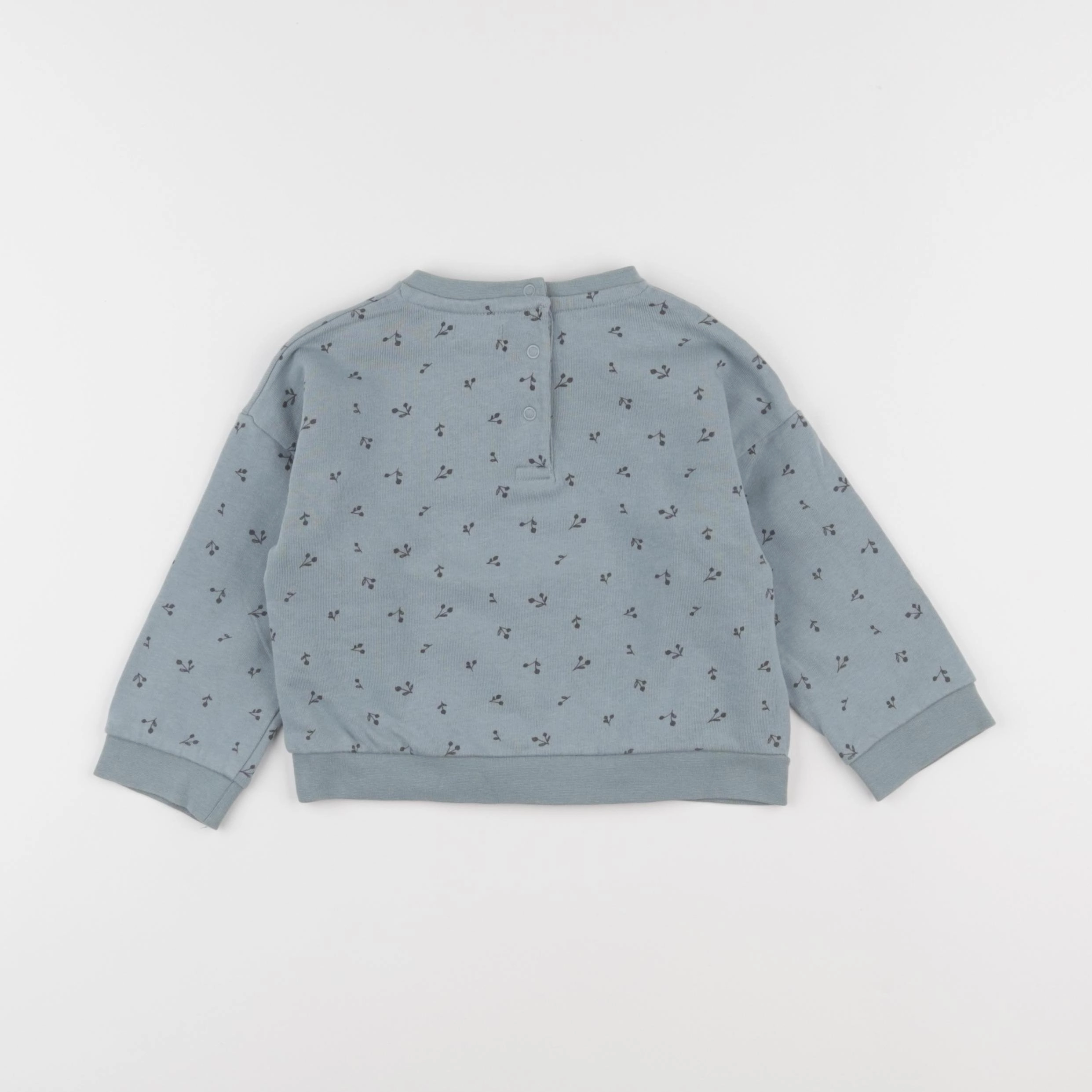 Vertbaudet - sweat bleu - 18 mois