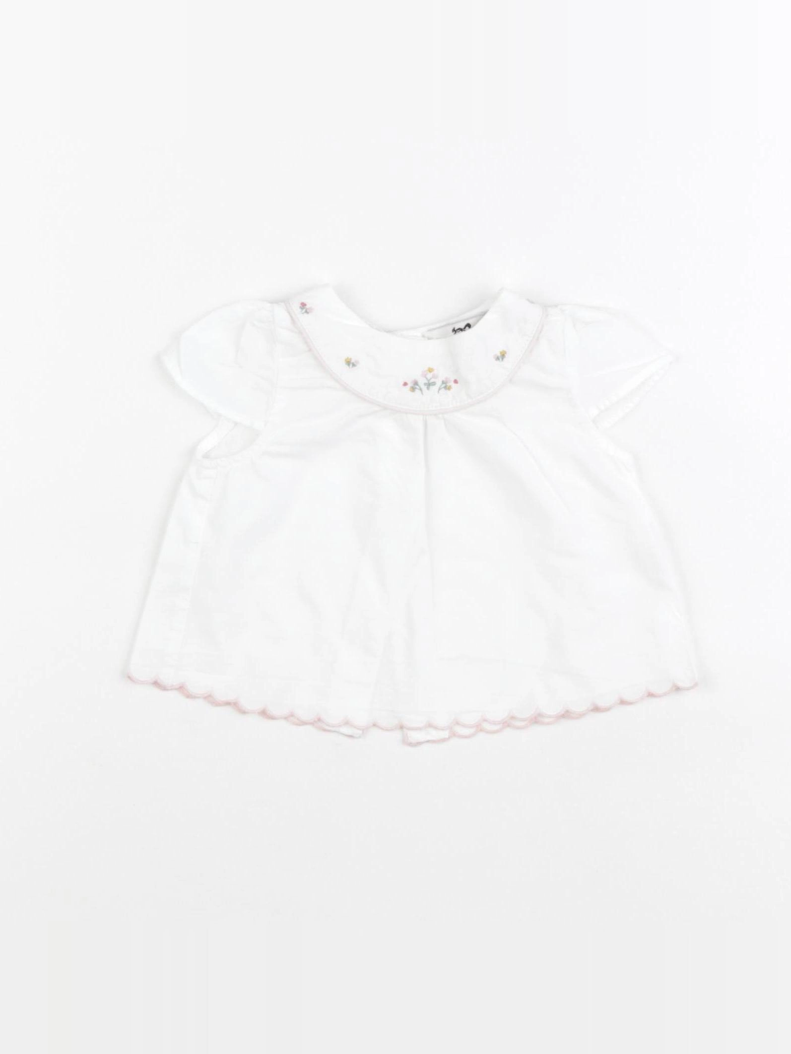 Cyrillus - blouse blanc - 3 mois