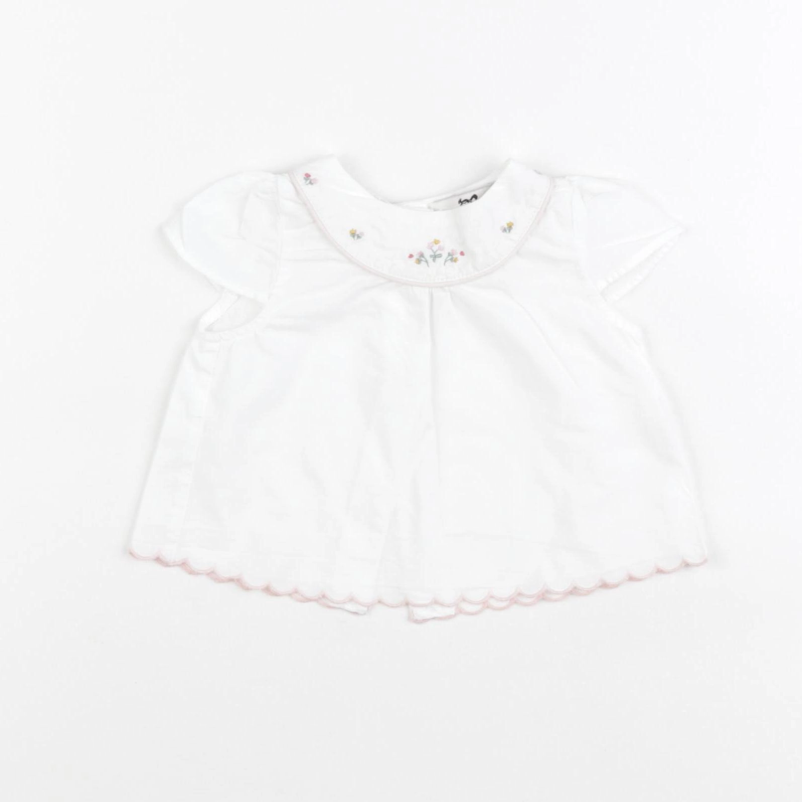 Cyrillus - blouse blanc - 3 mois