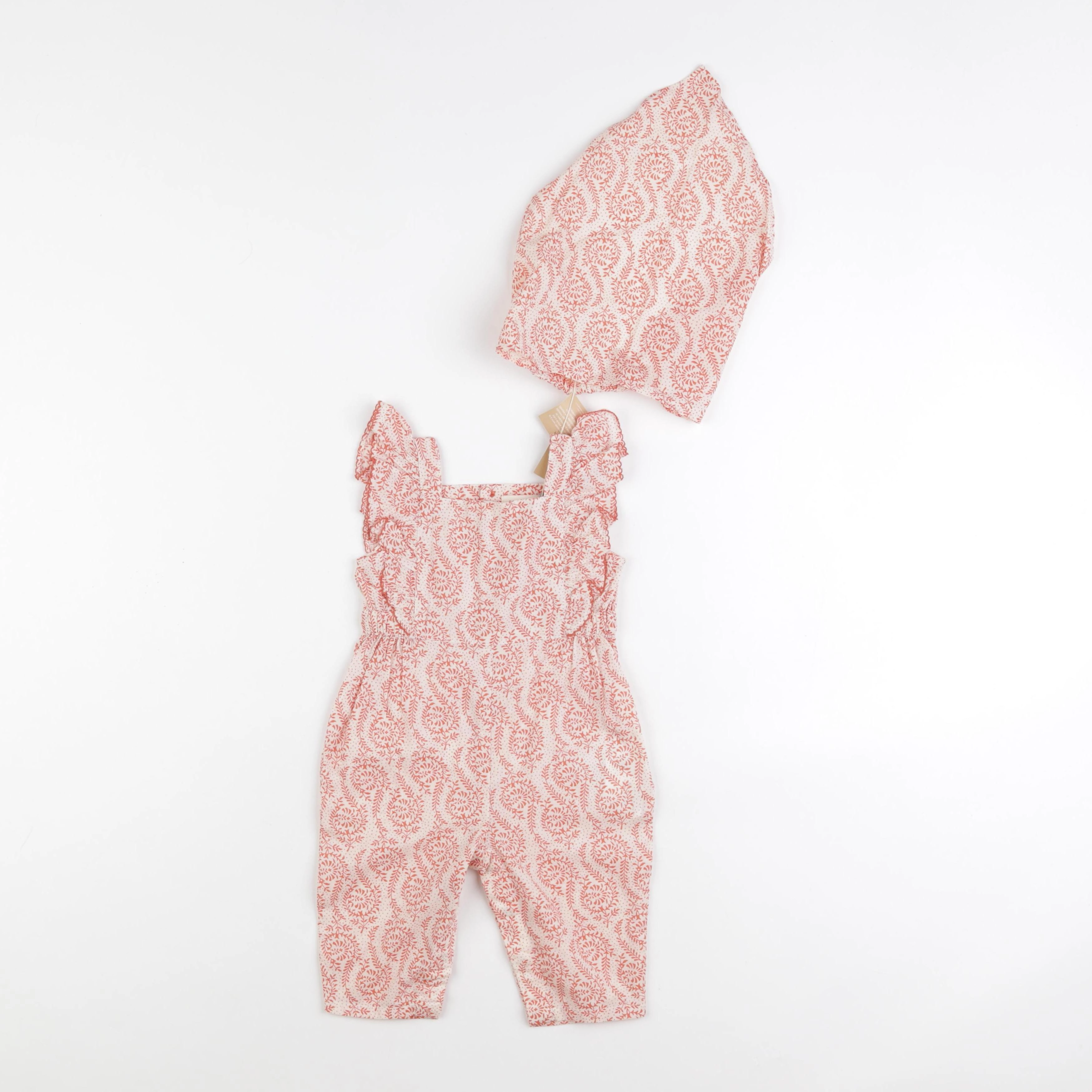 Boutchou - combinaison rouge - 6 mois
