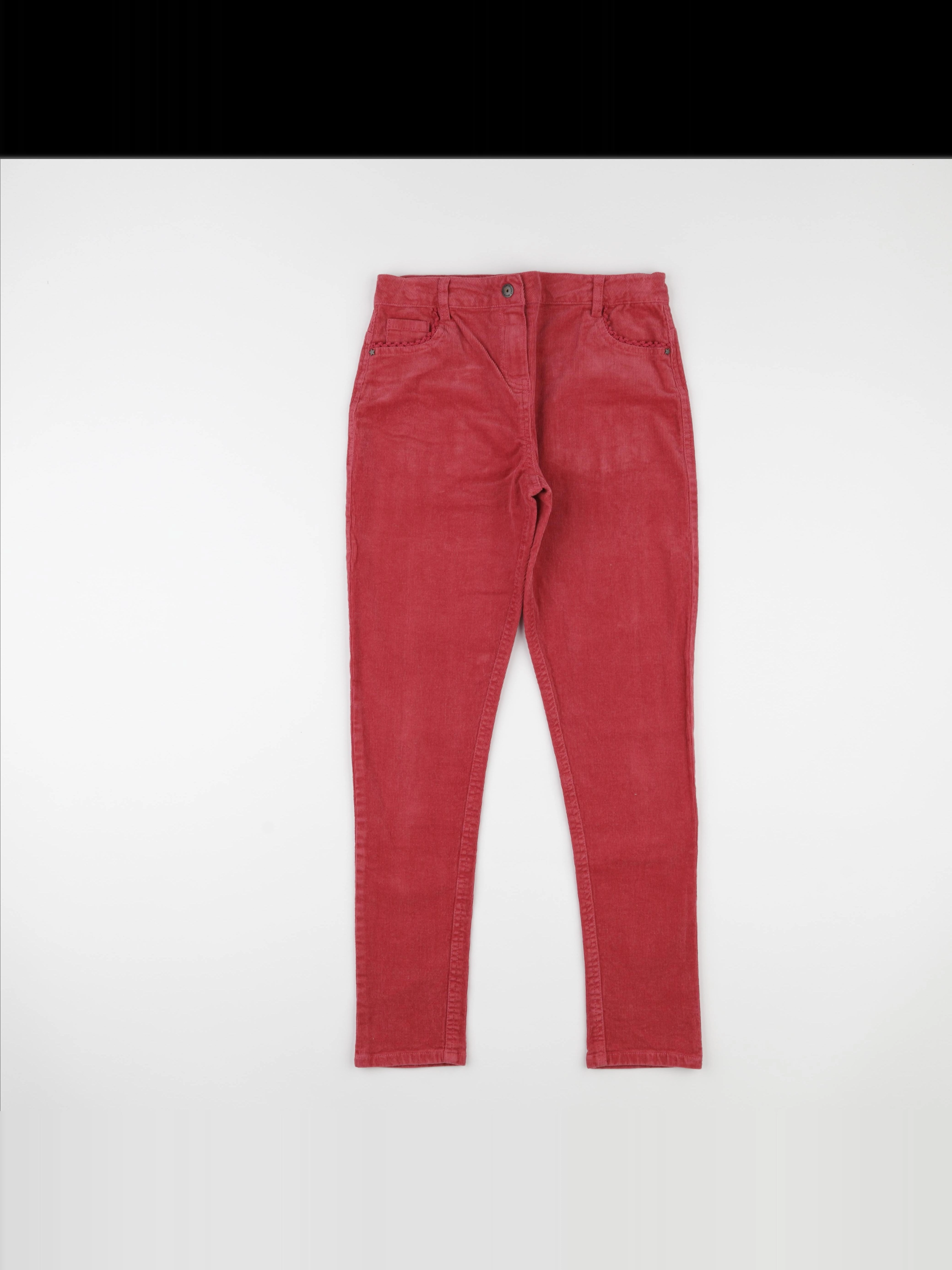 Vertbaudet - pantalon rouge - 12 ans