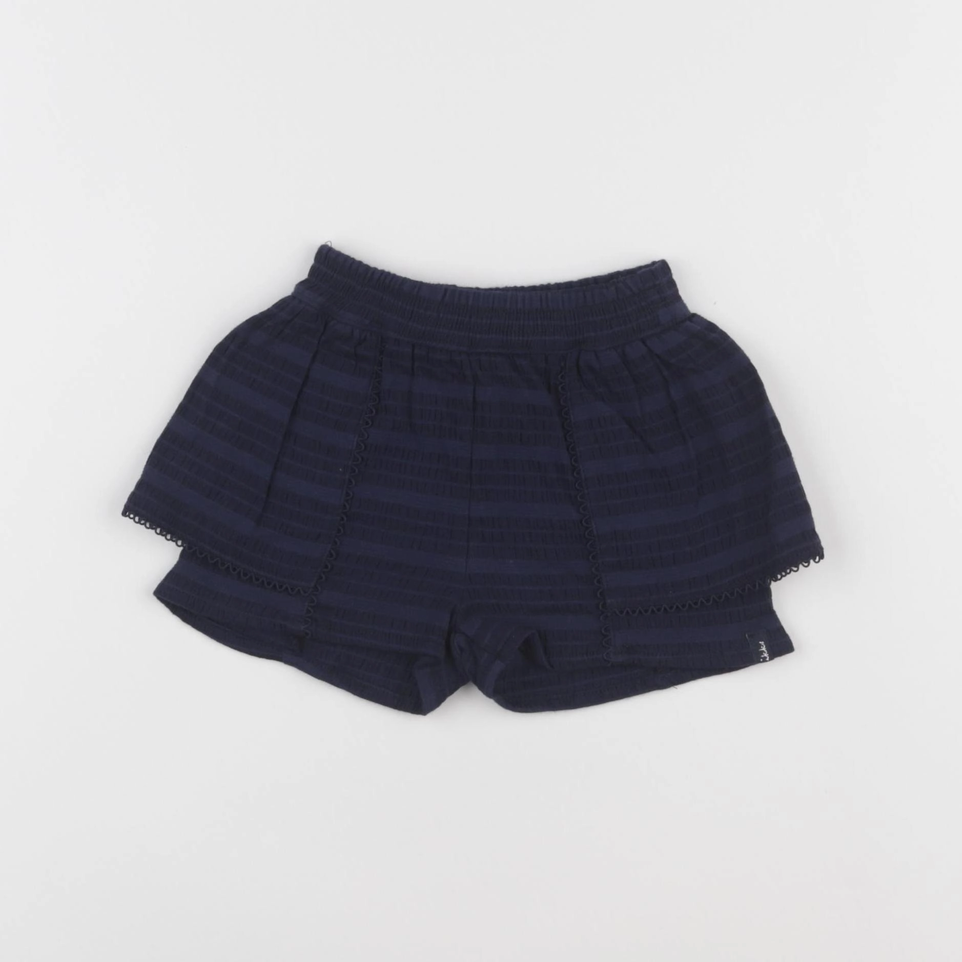 IKKS - short bleu - 6 mois