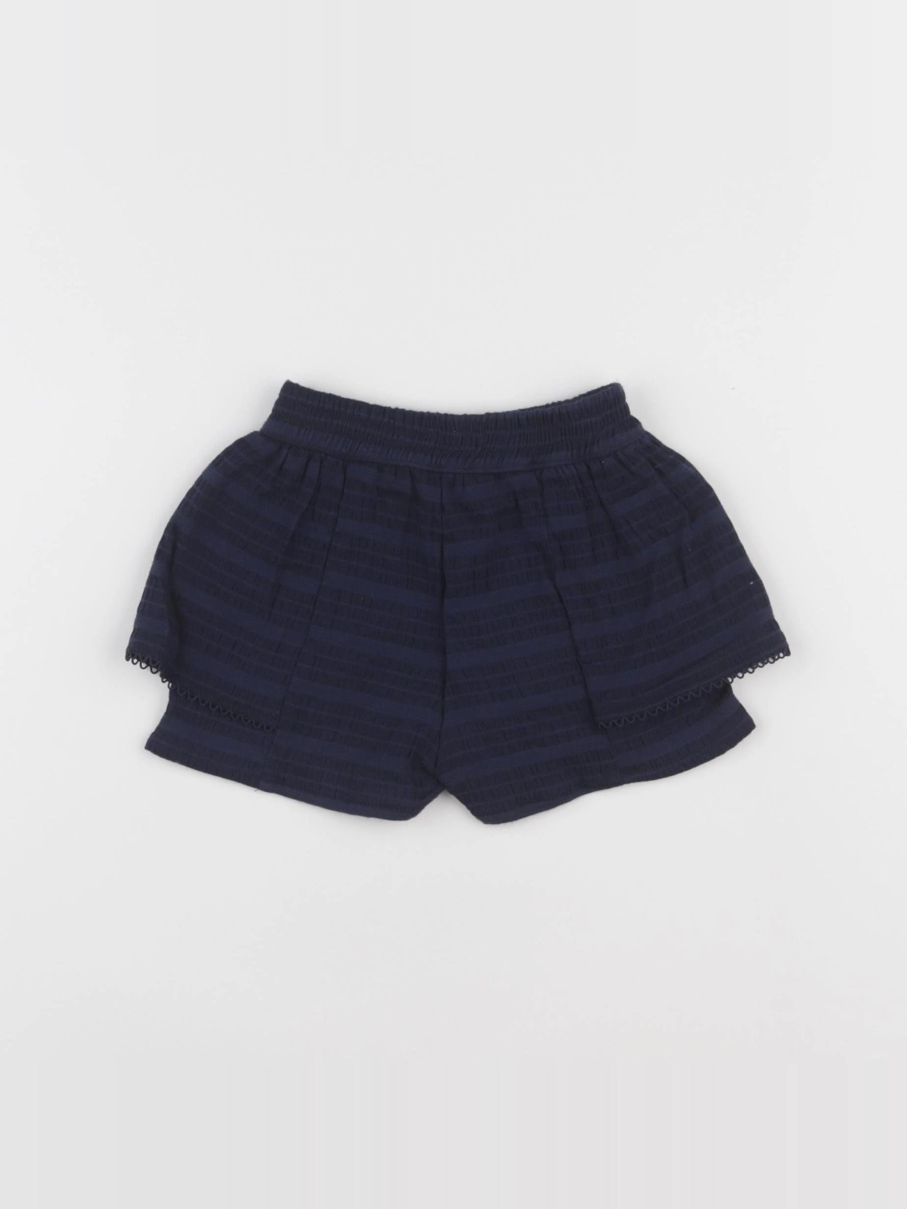 IKKS - short bleu - 6 mois