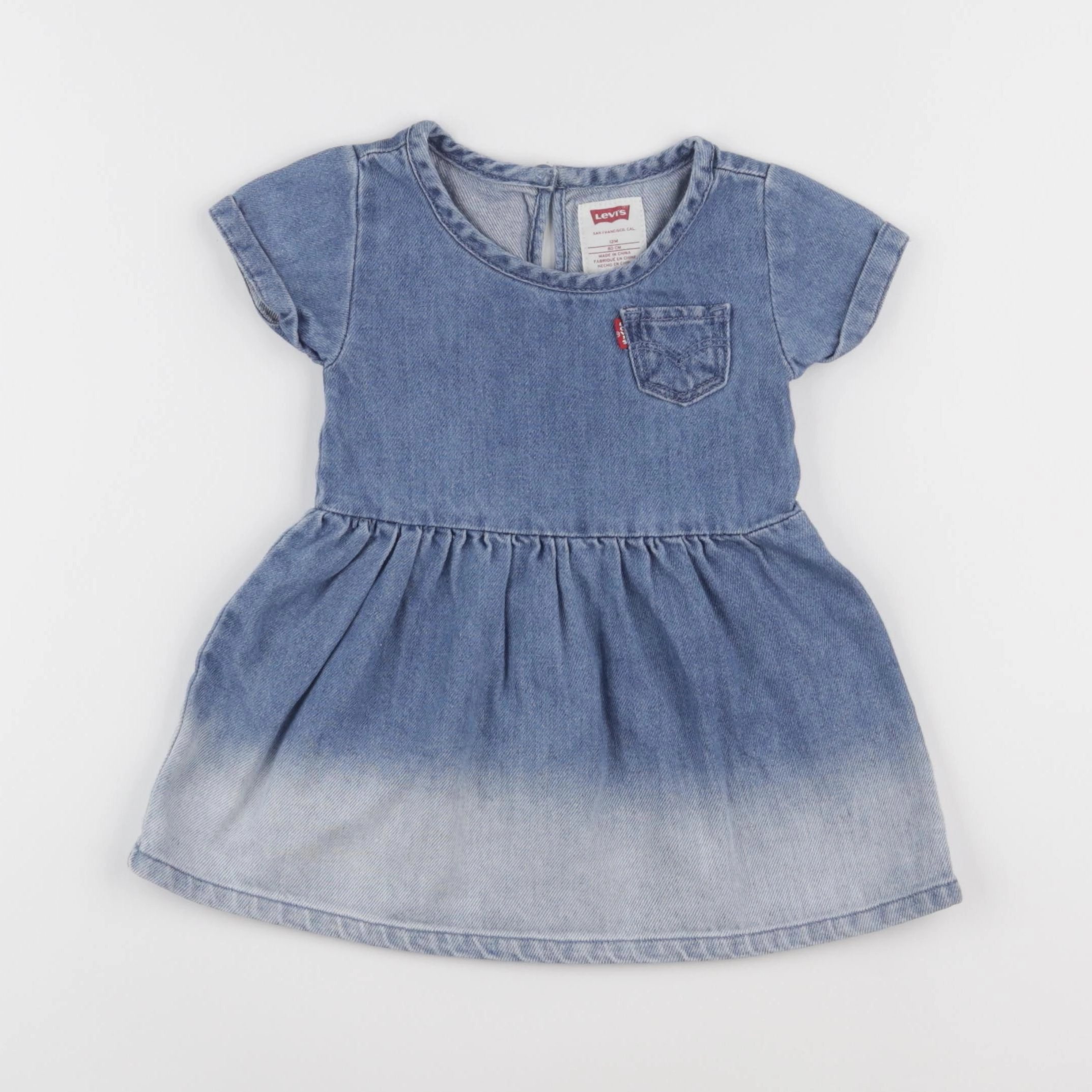 Levi's - robe bleu - 12 mois
