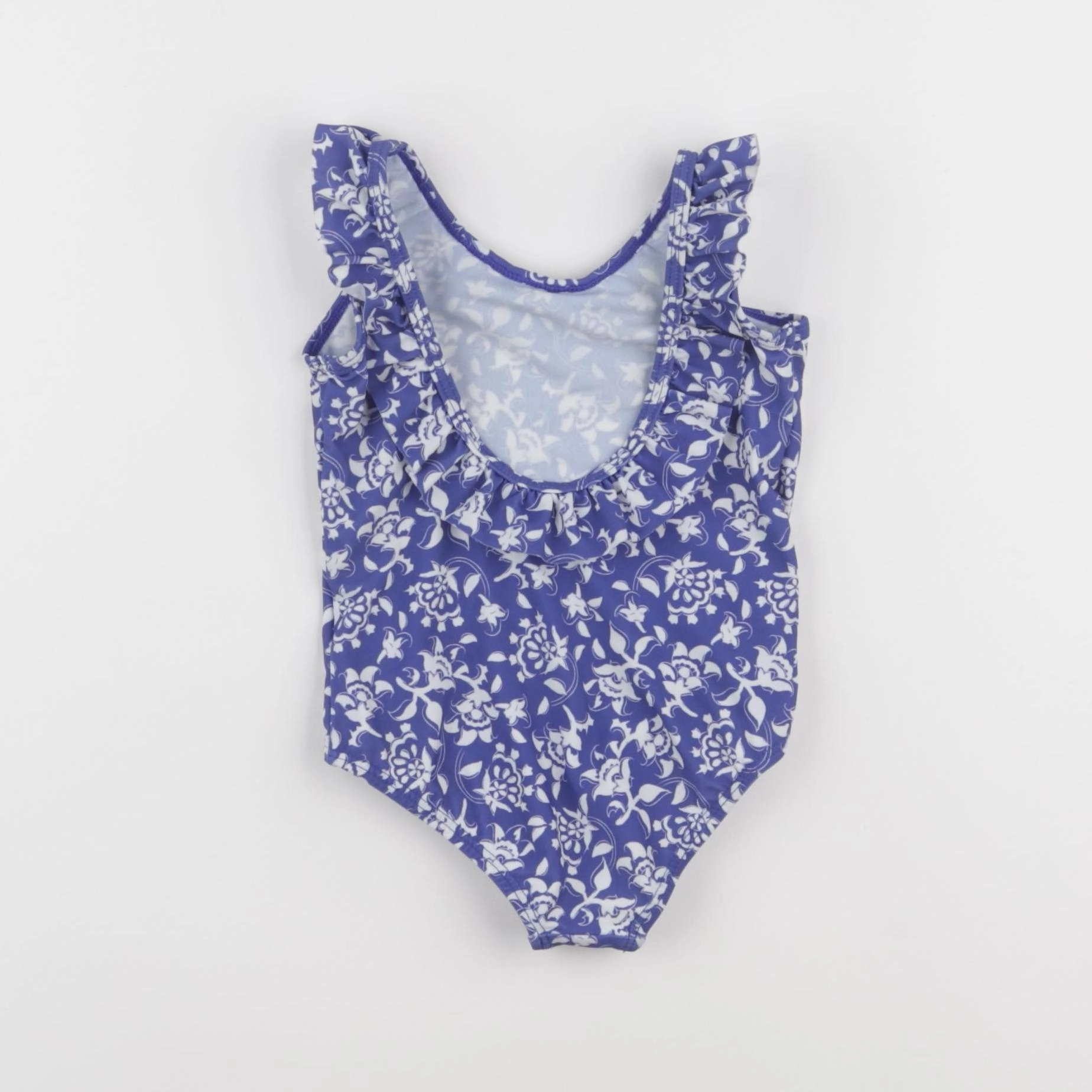 Vertbaudet - maillot de bain bleu - 12 mois
