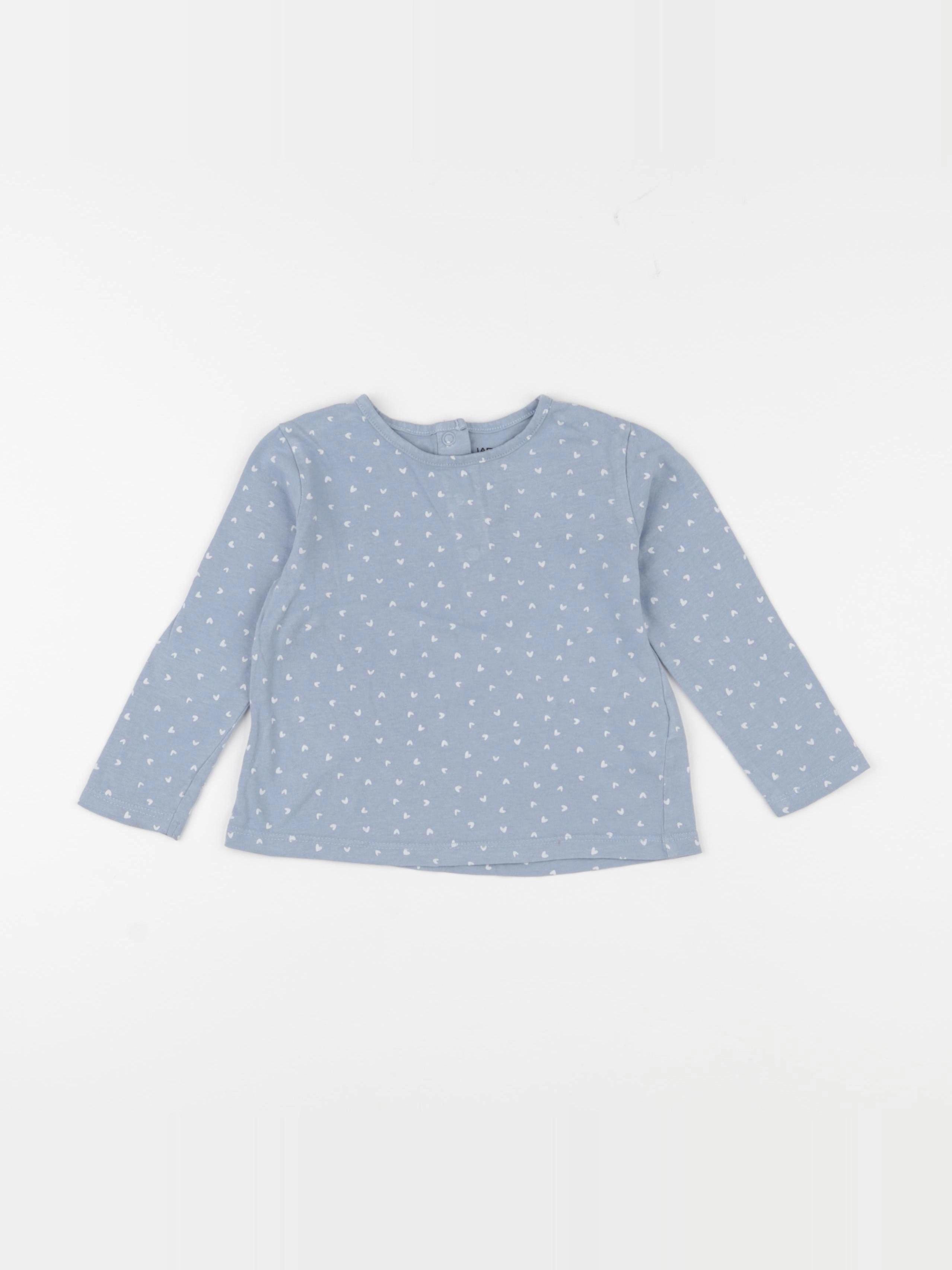 La Redoute - tee-shirt bleu - 18 mois
