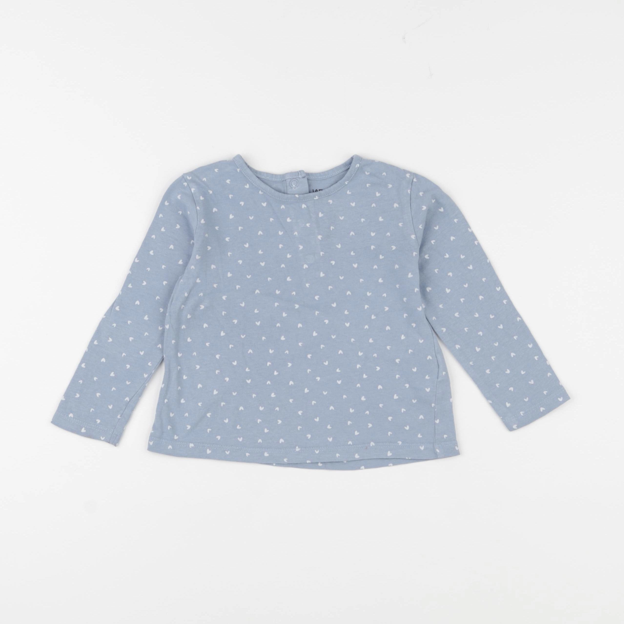 La Redoute - tee-shirt bleu - 18 mois