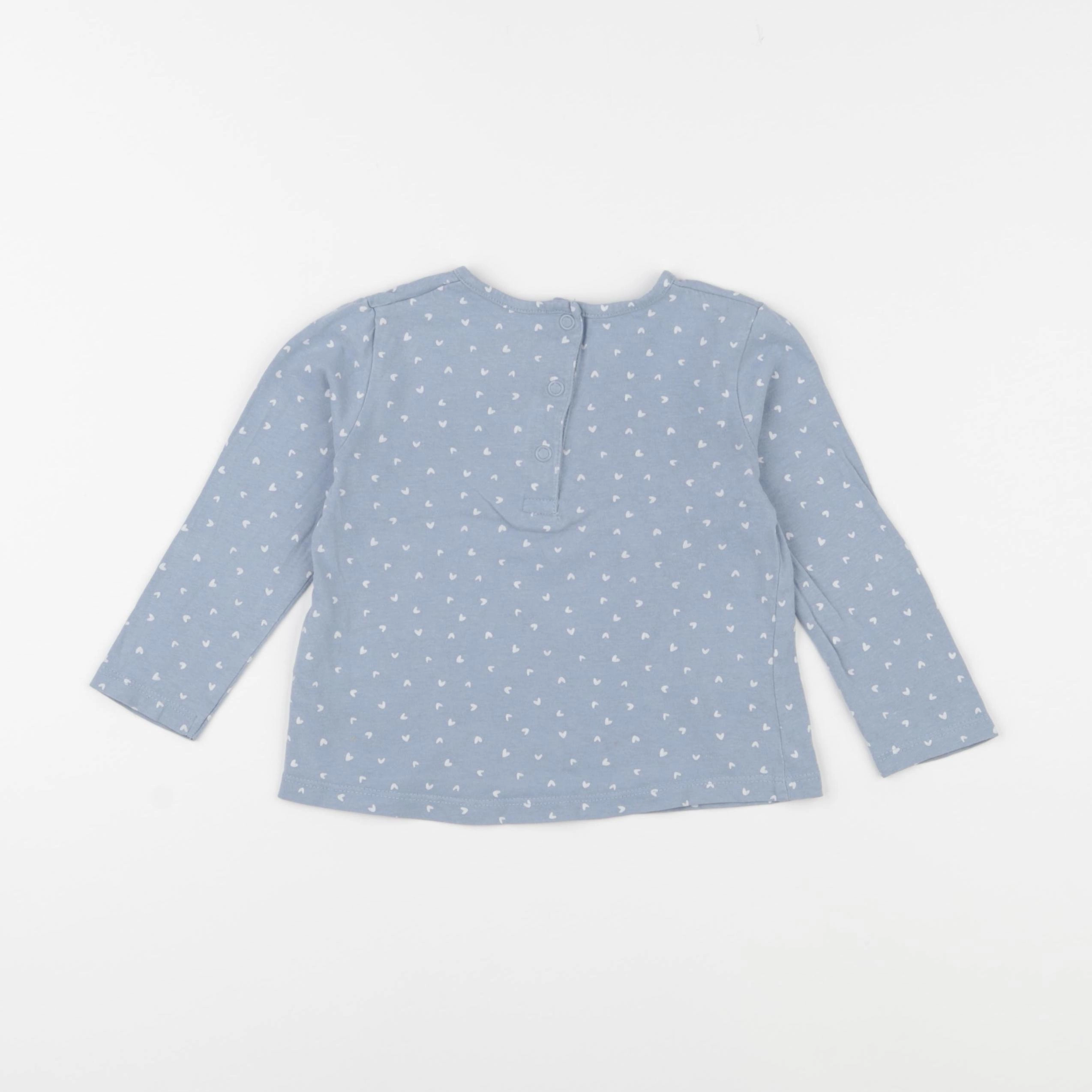 La Redoute - tee-shirt bleu - 18 mois