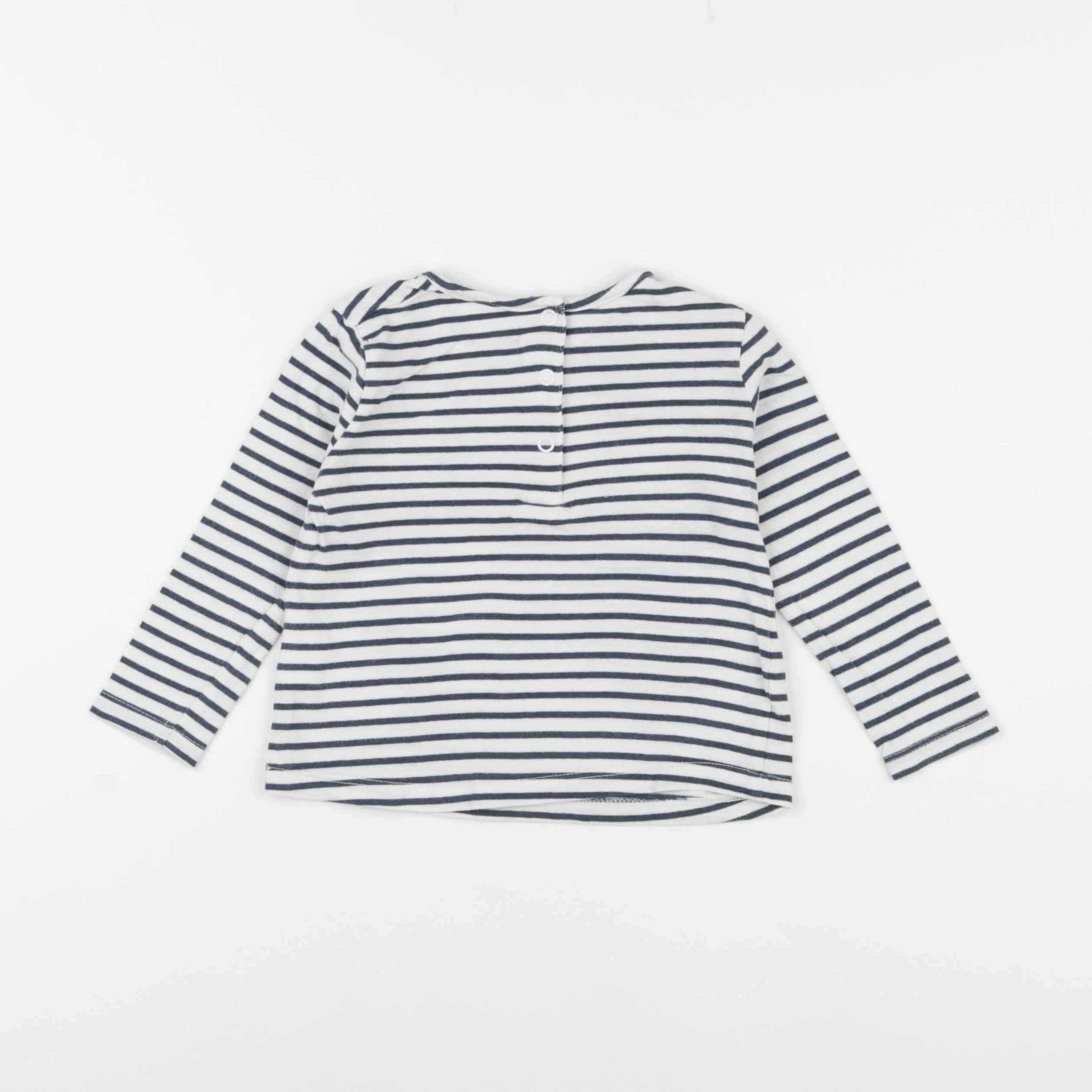 La Redoute - tee-shirt bleu - 18 mois