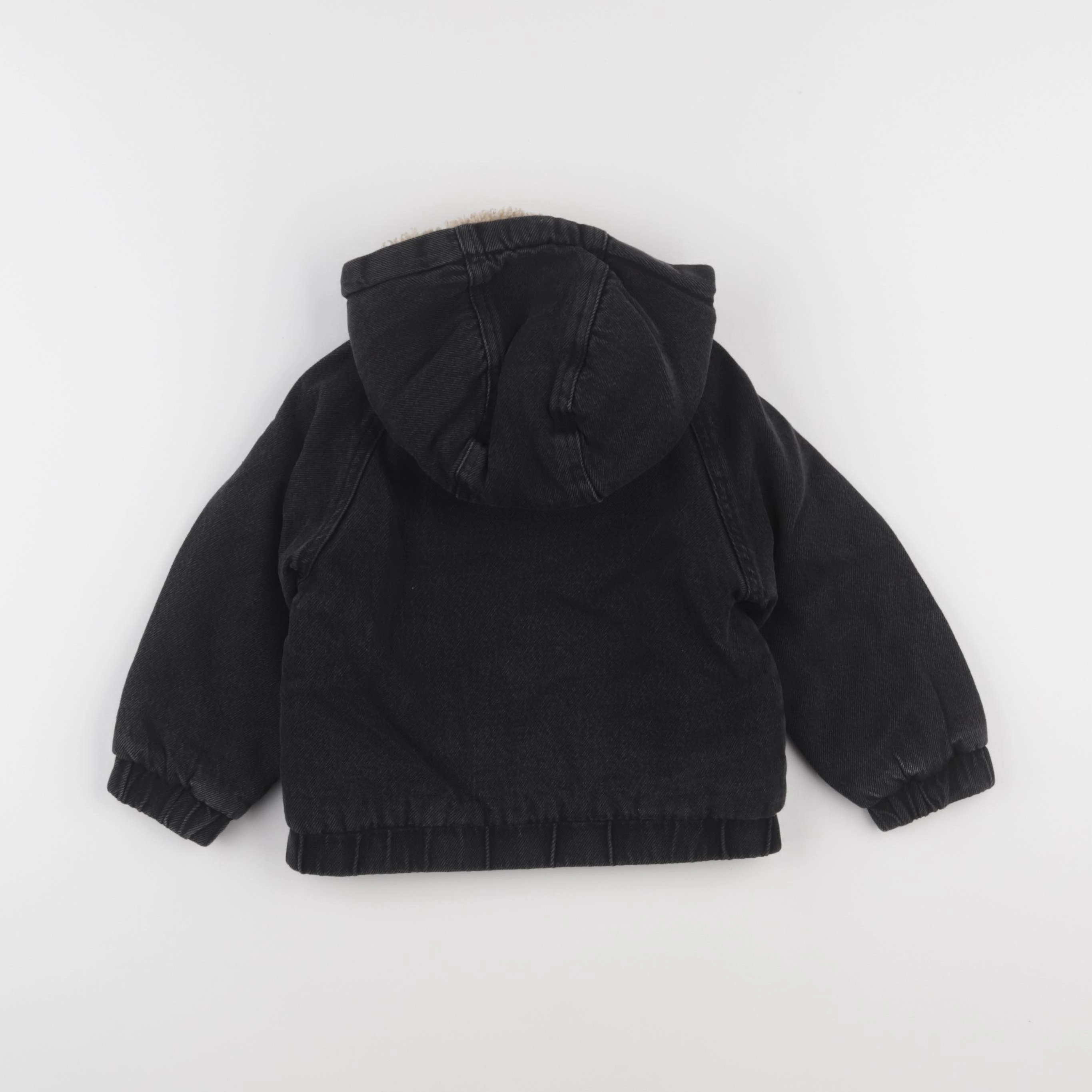 Zara - veste doublé gris - 18/24 mois