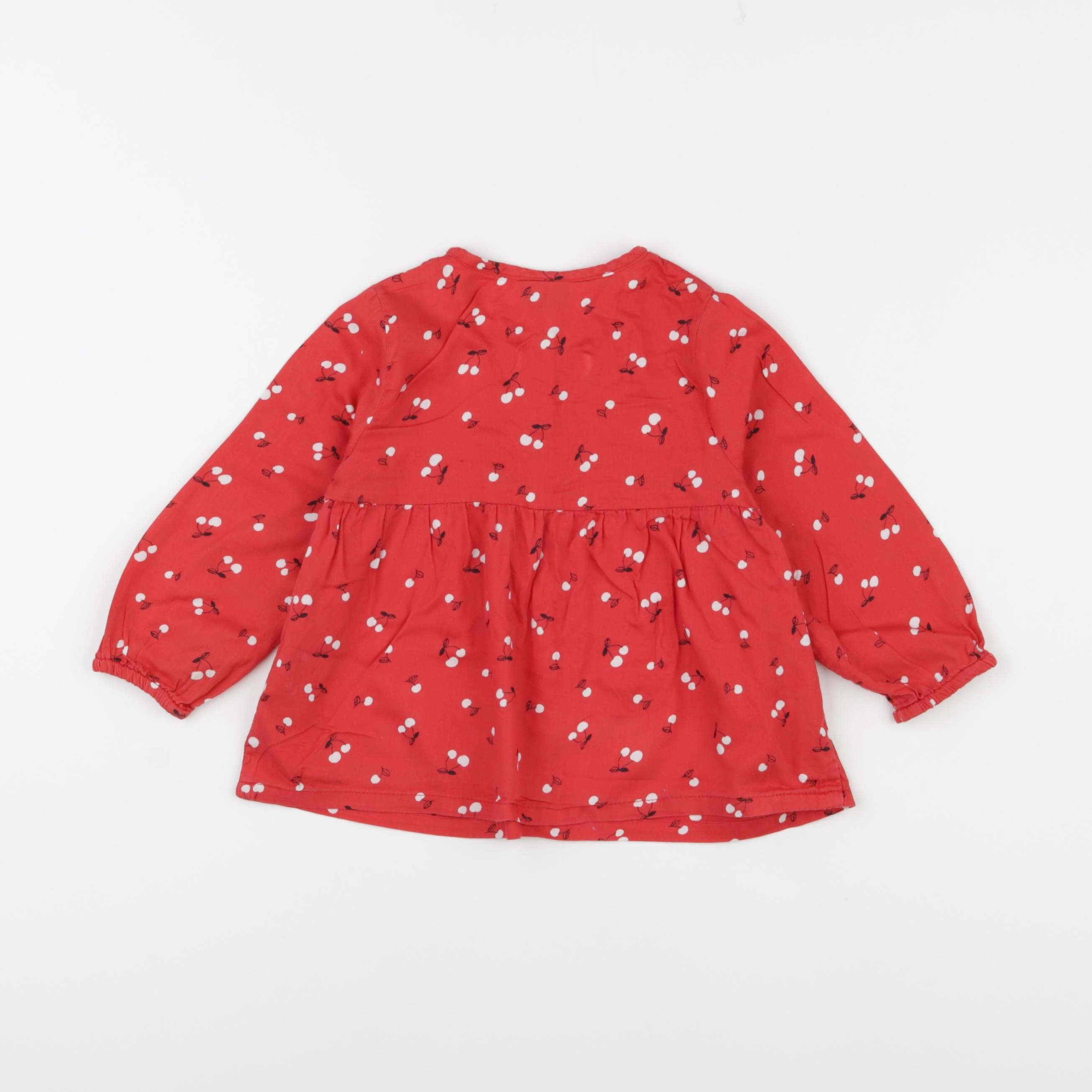 Tape à l'oeil - blouse rouge - 18 mois