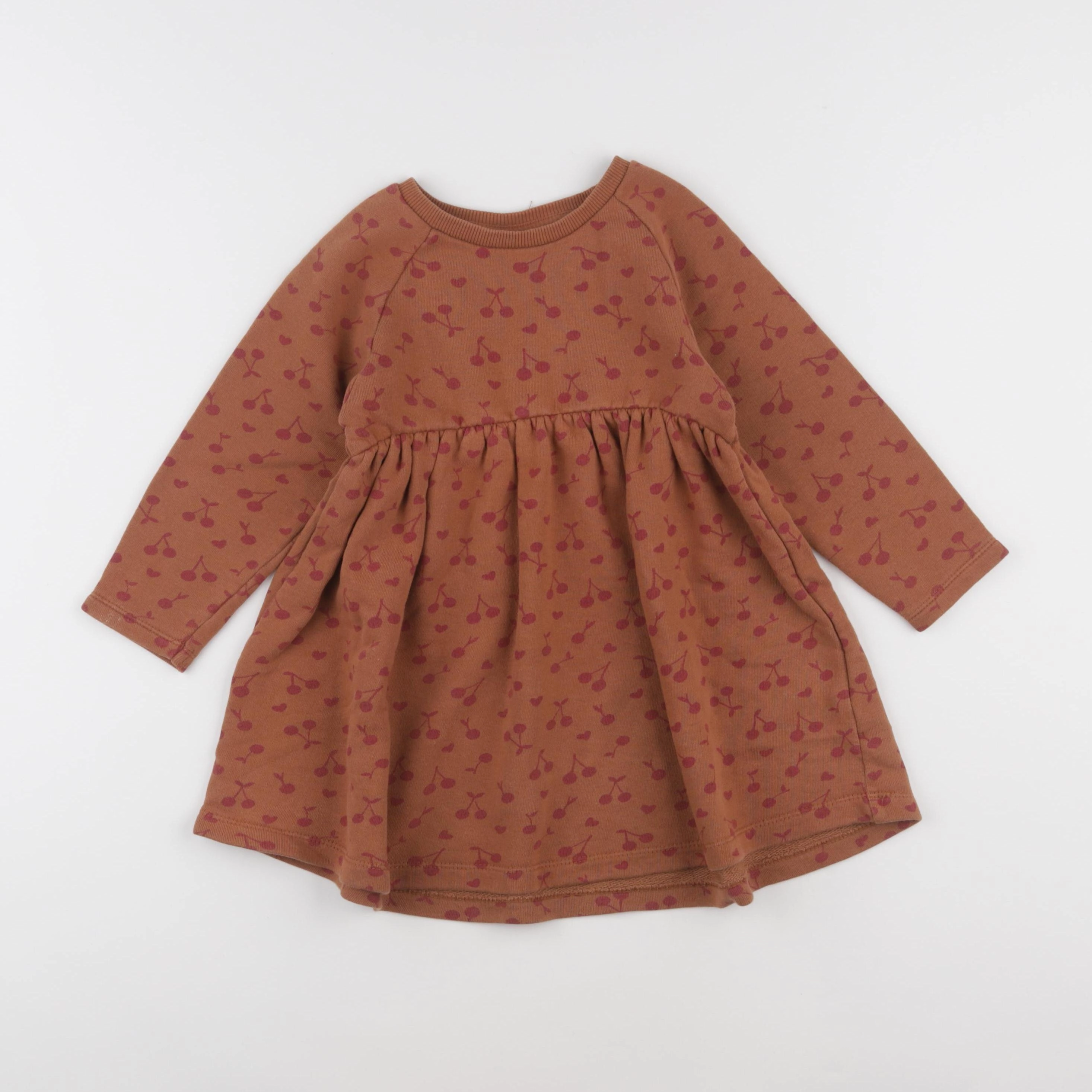 Zara - robe marron - 3/4 ans