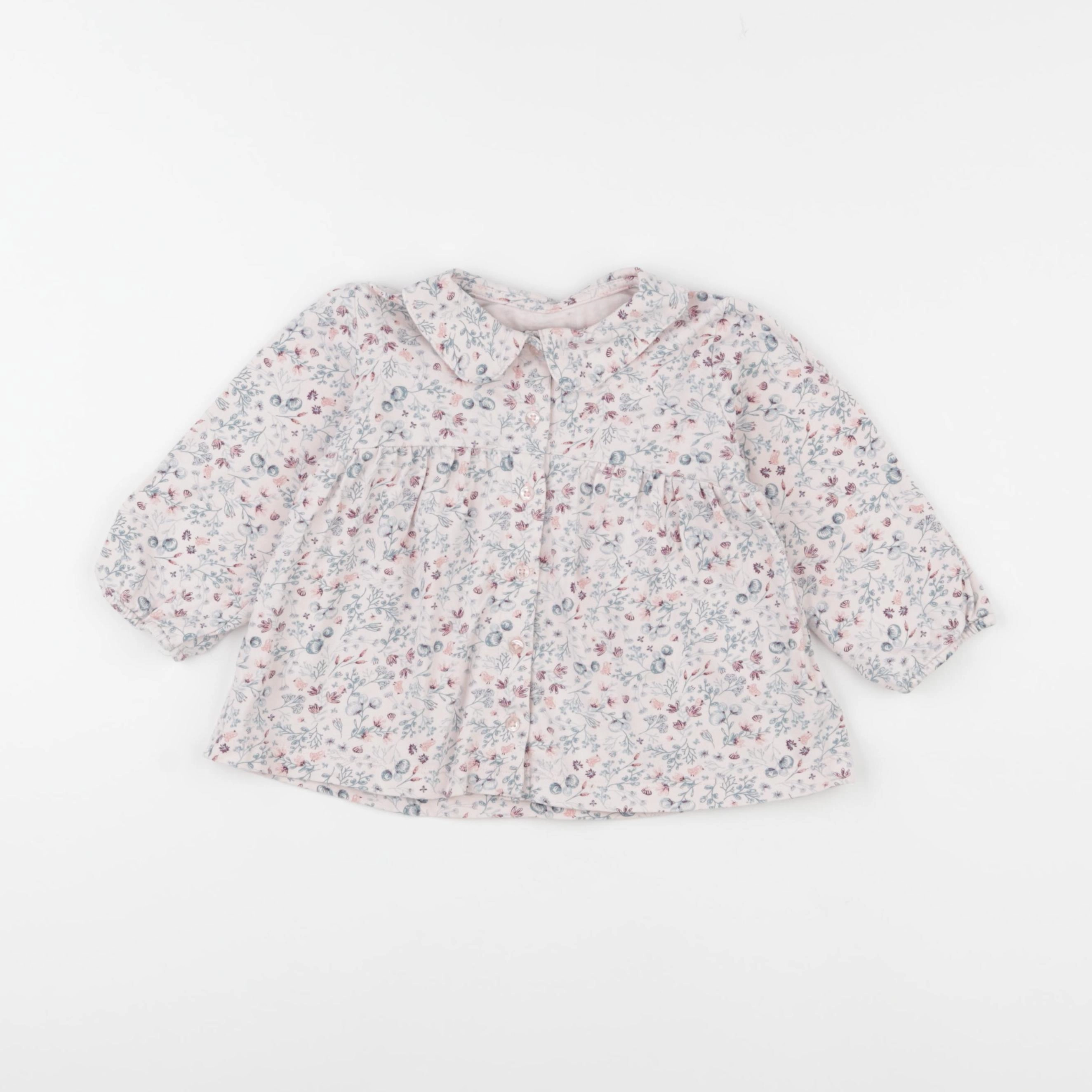 Vertbaudet - blouse rose - 18 mois