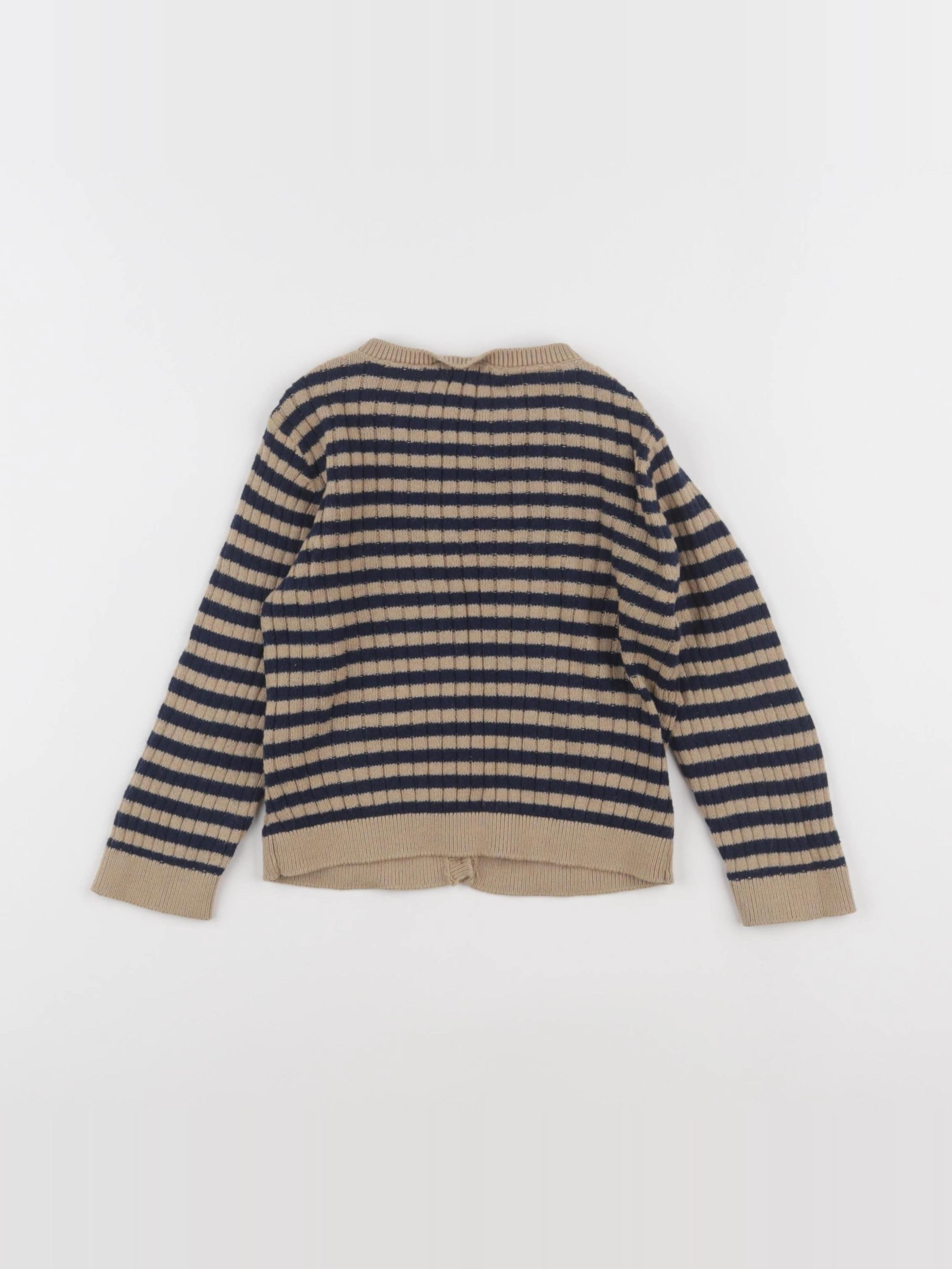 Boutchou - gilet bleu, marron - 18 mois