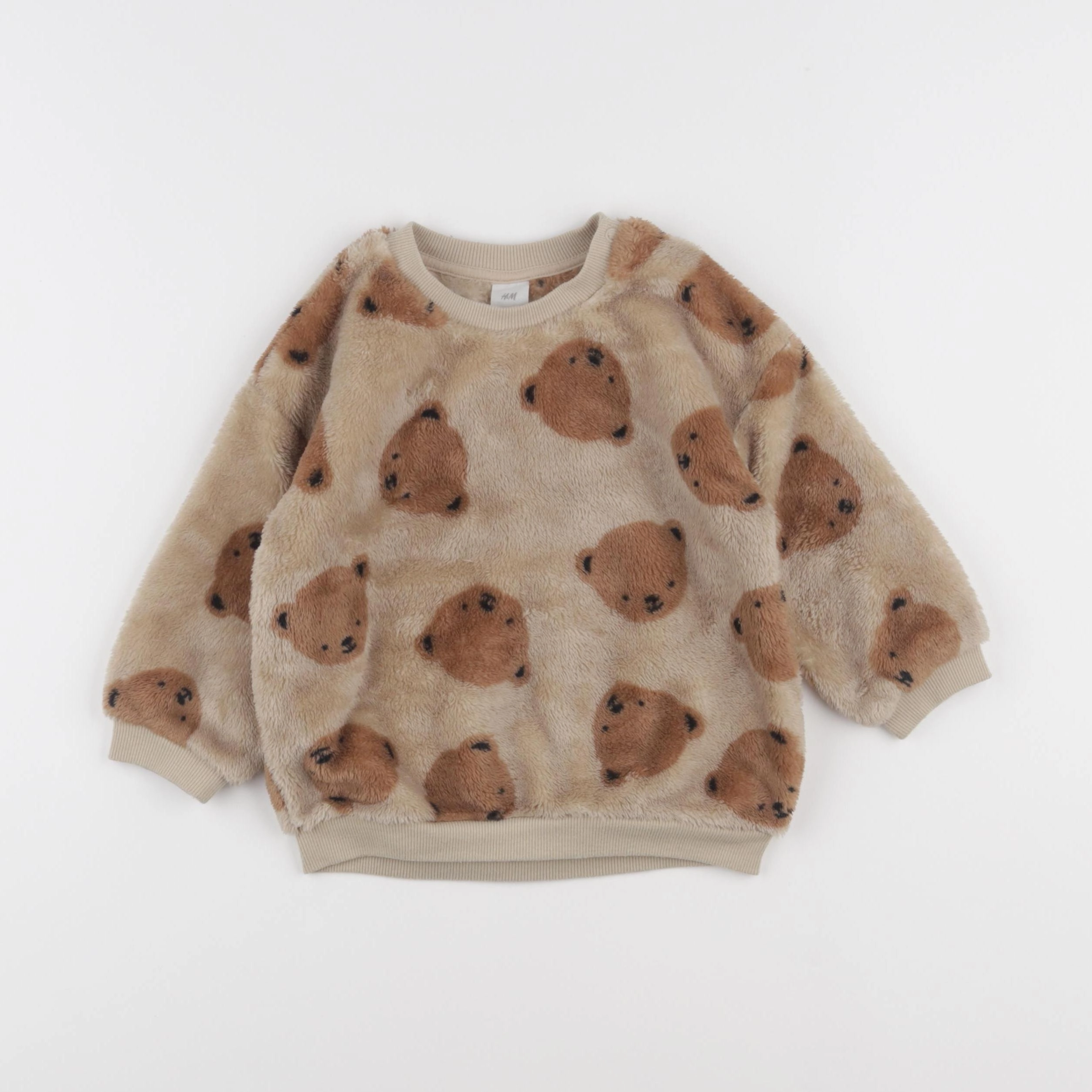H&M - pull marron - 12/18 mois