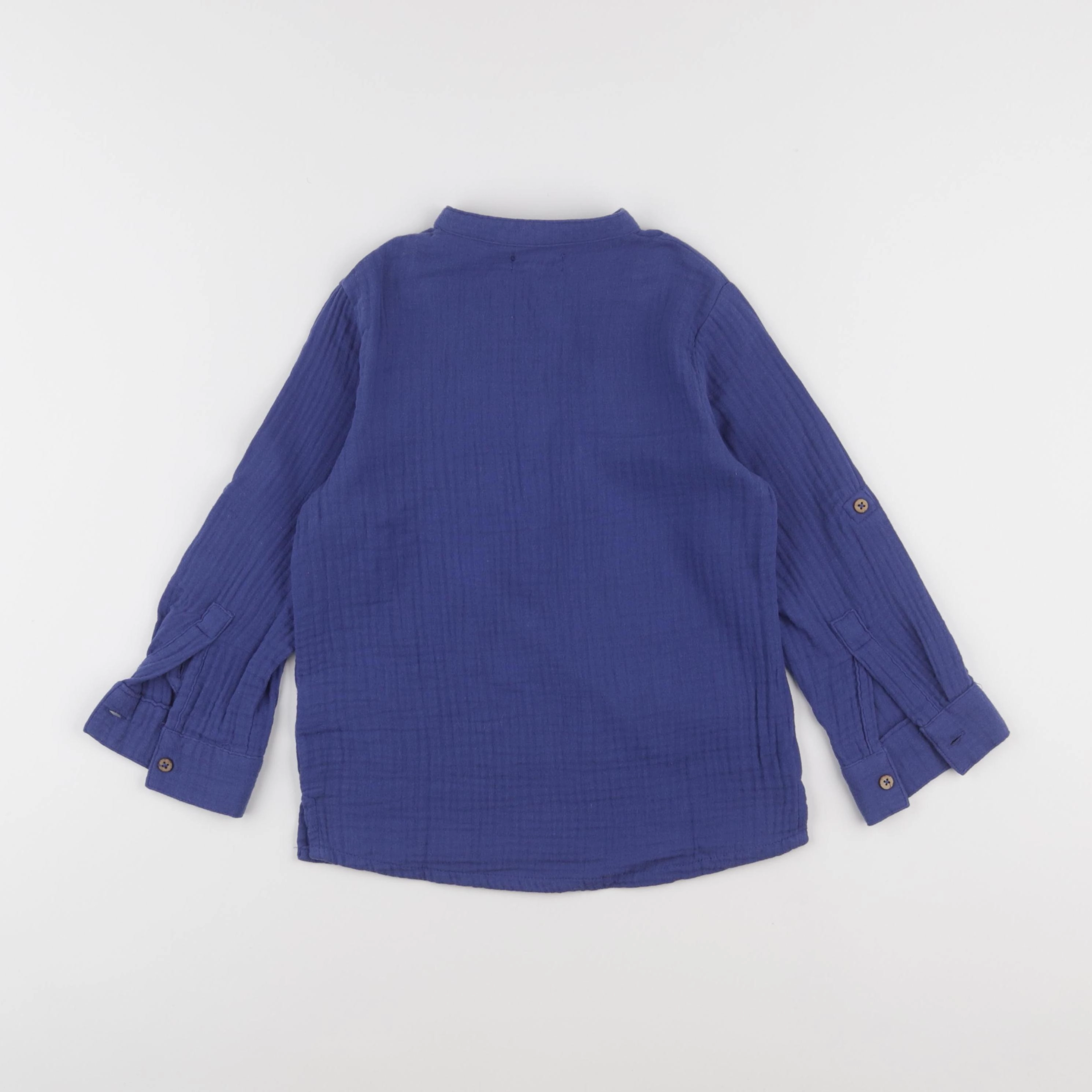 Vertbaudet - chemise bleu - 6 ans