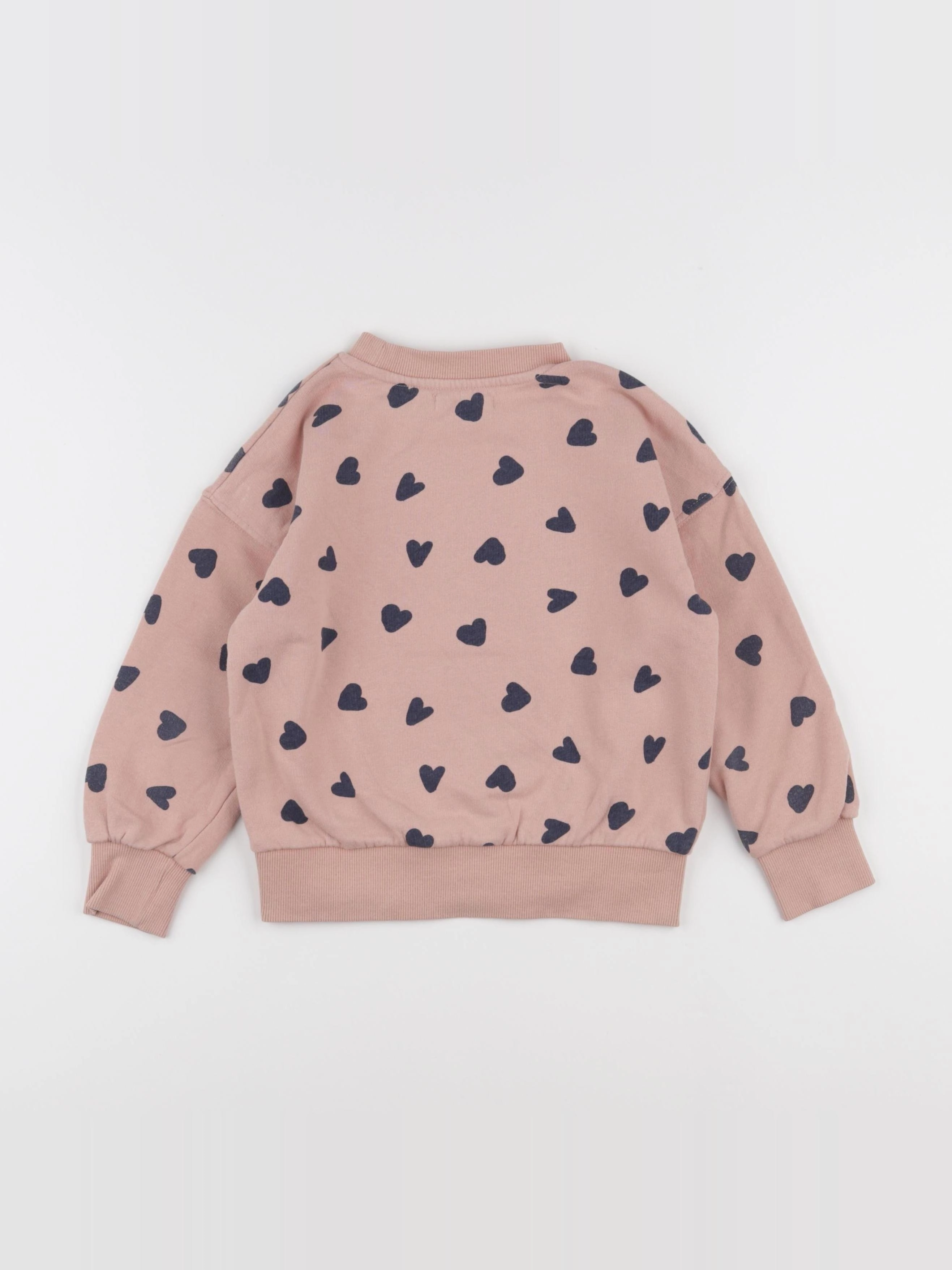 Monoprix - sweat rose - 6 ans