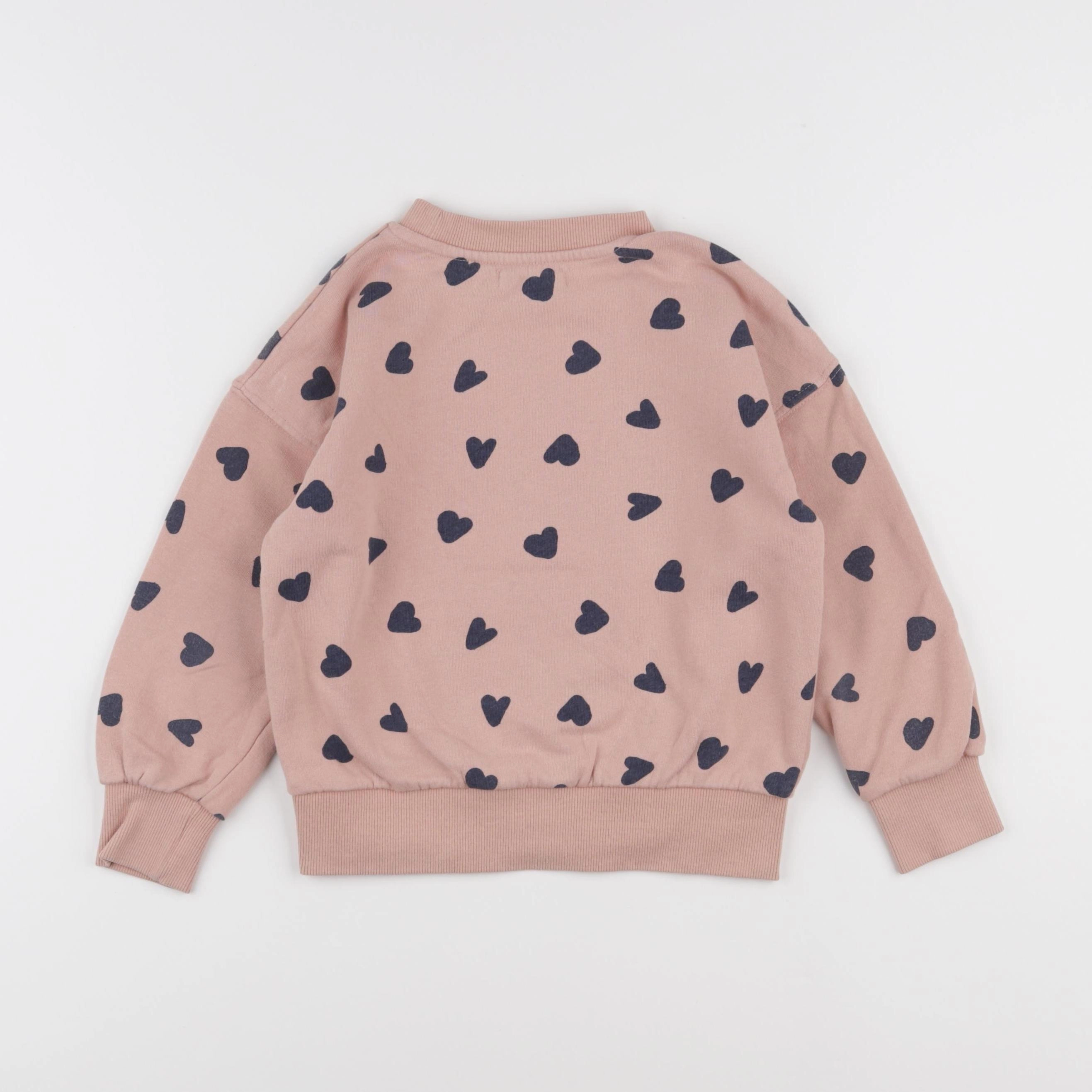 Monoprix - sweat rose - 6 ans