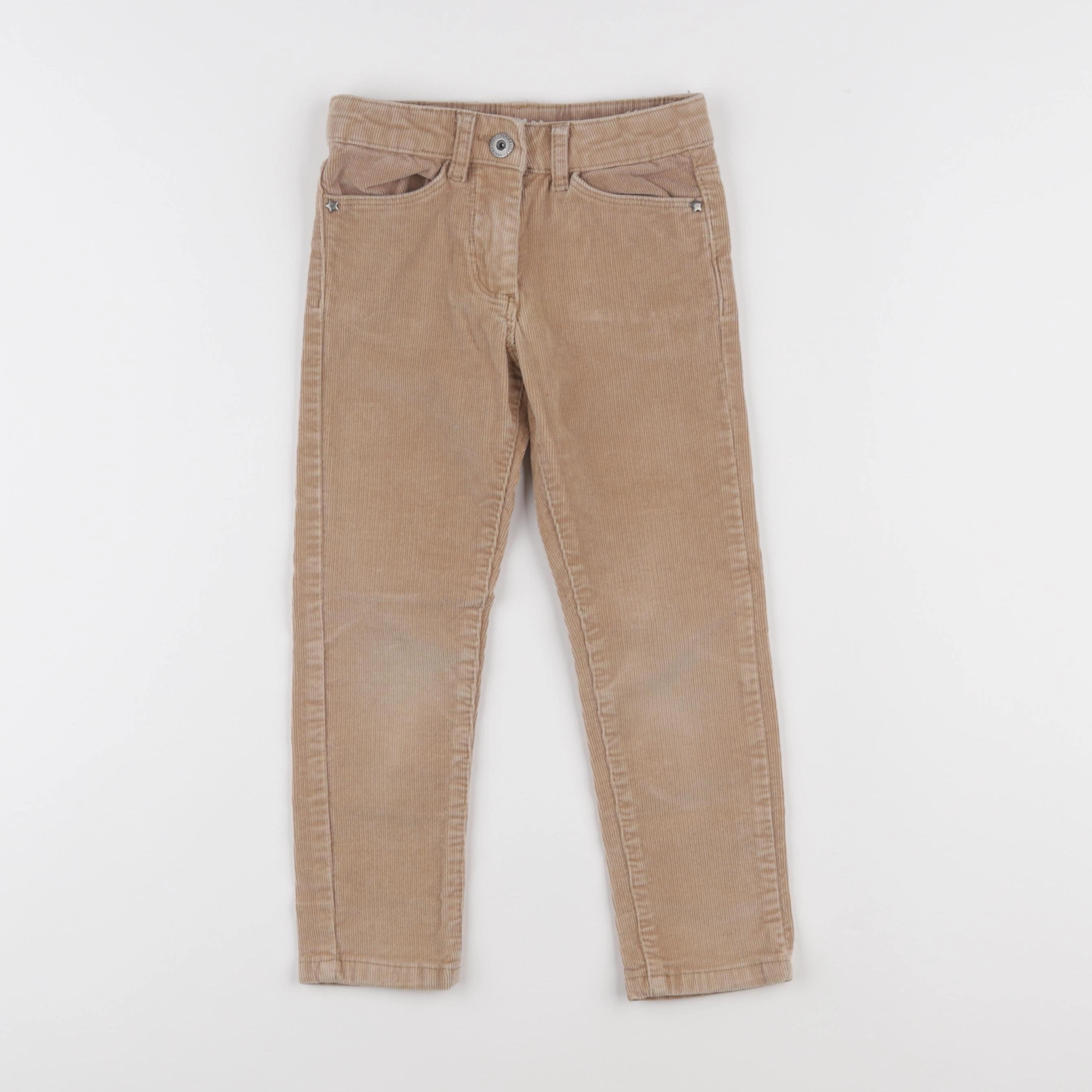 Vertbaudet - pantalon beige - 4 ans
