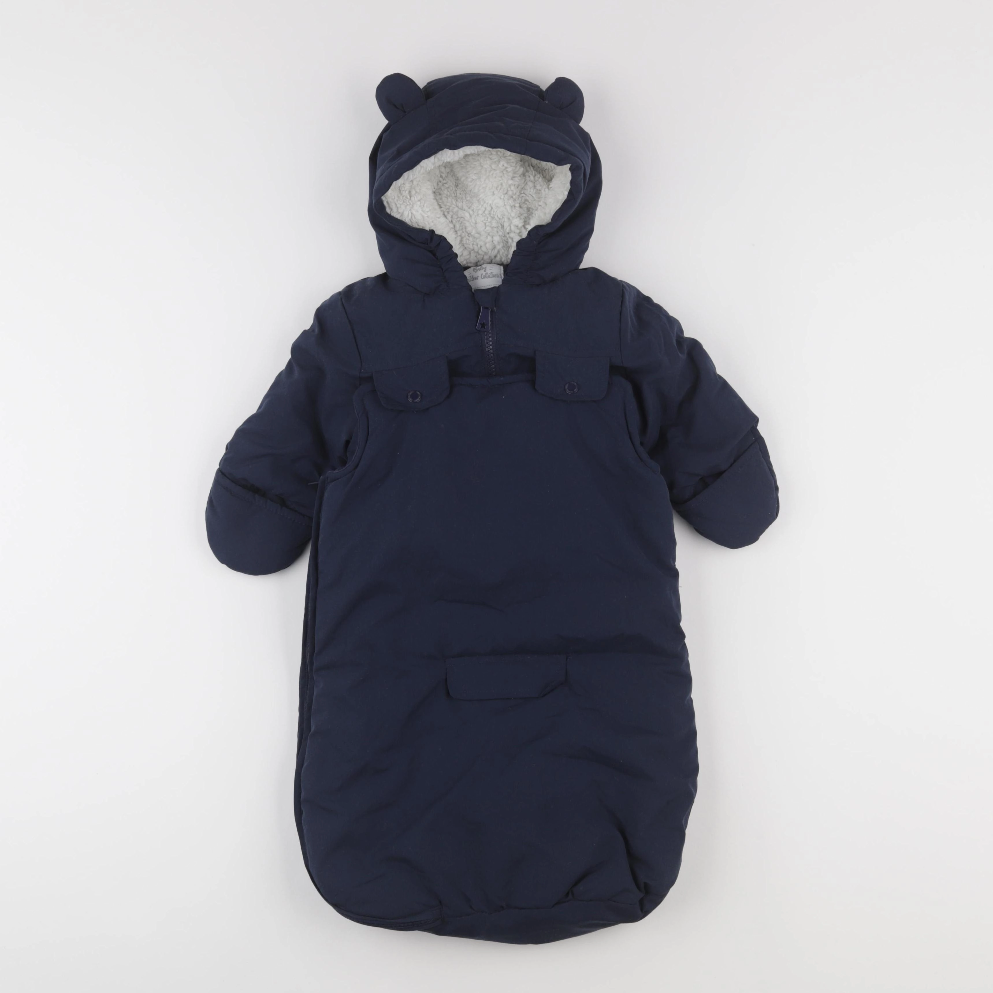 Vertbaudet - combi-pilote bleu - 3 mois