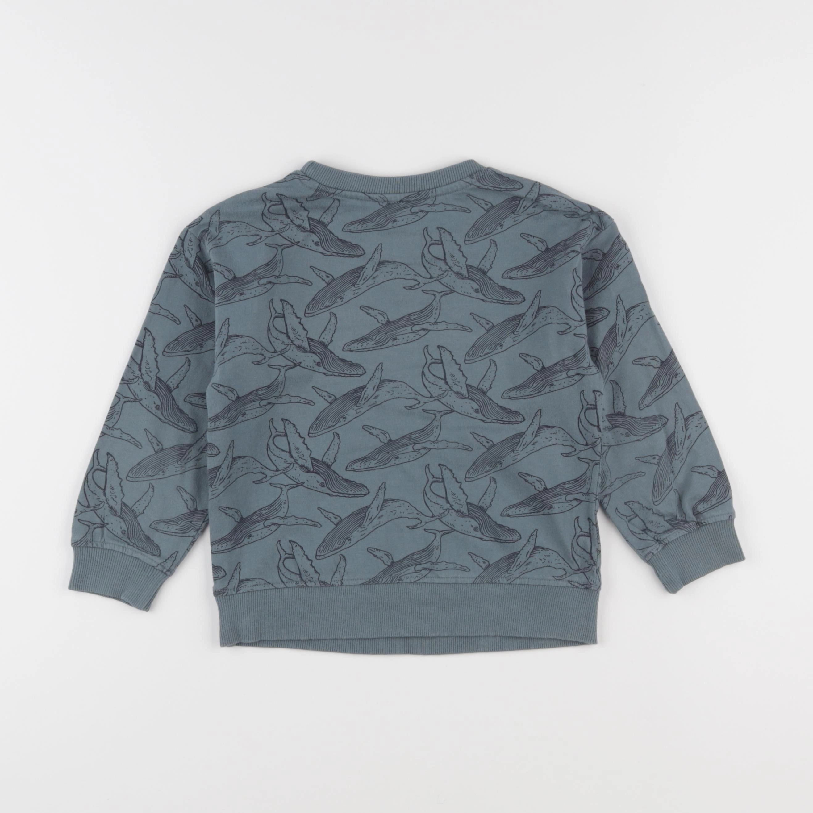 Vertbaudet - sweat bleu - 5 ans