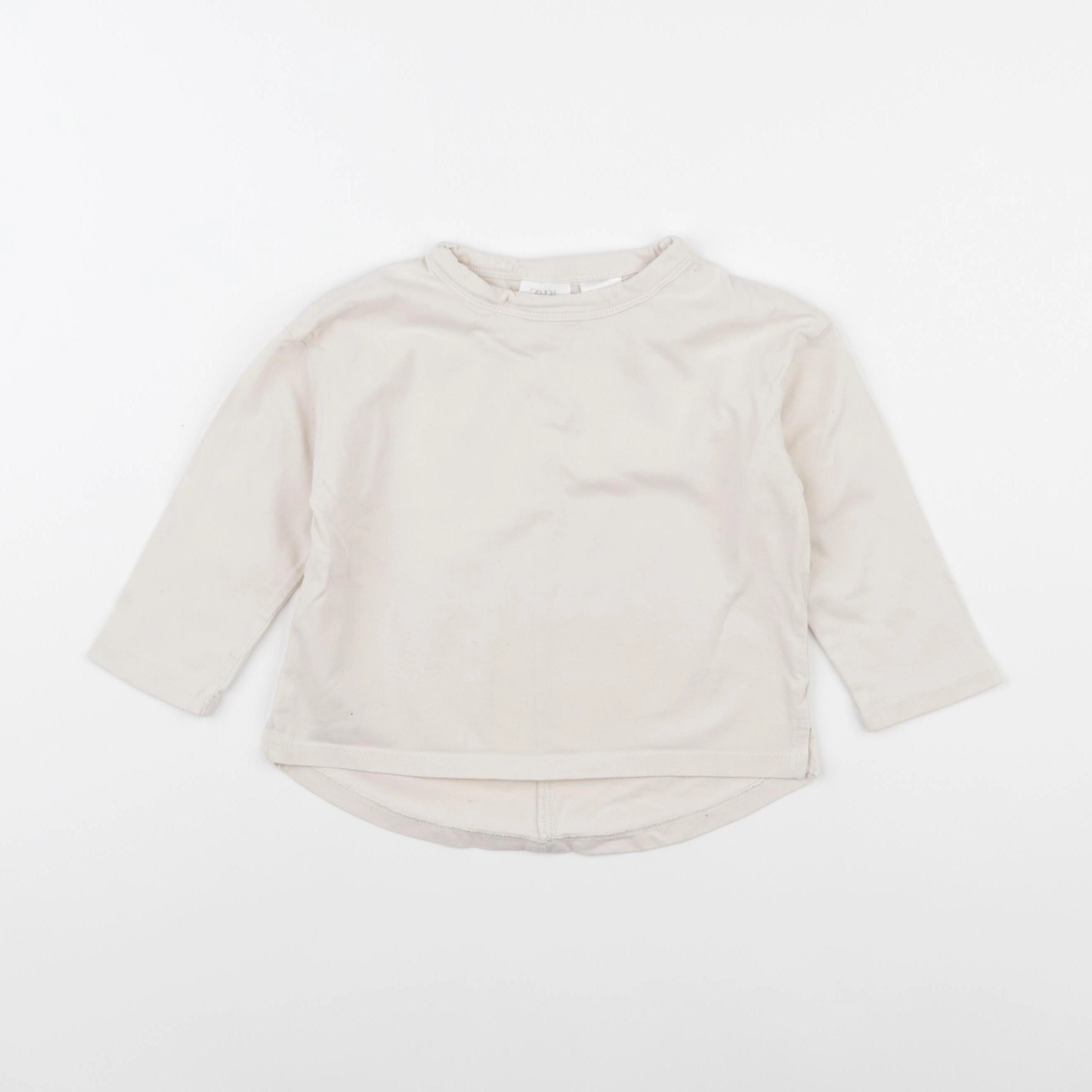 Zara - tee-shirt beige - 12/18 mois