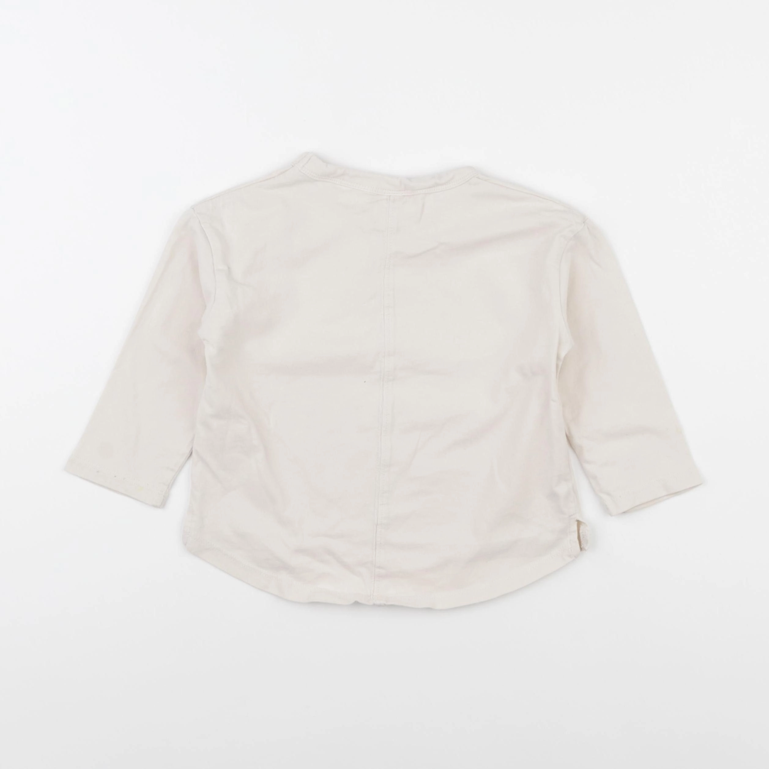 Zara - tee-shirt beige - 12/18 mois