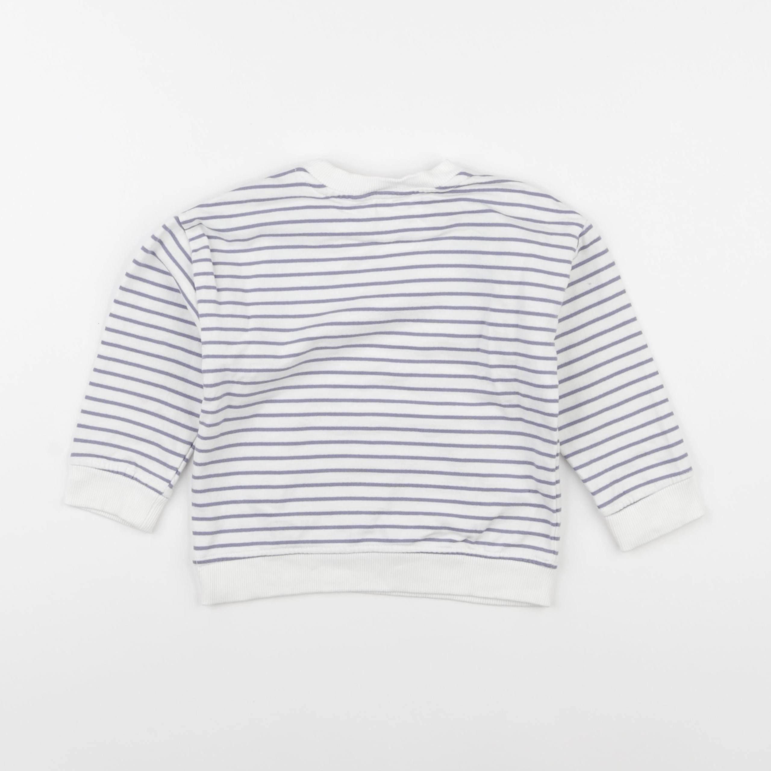 Mango - sweat blanc, bleu - 18/24 mois