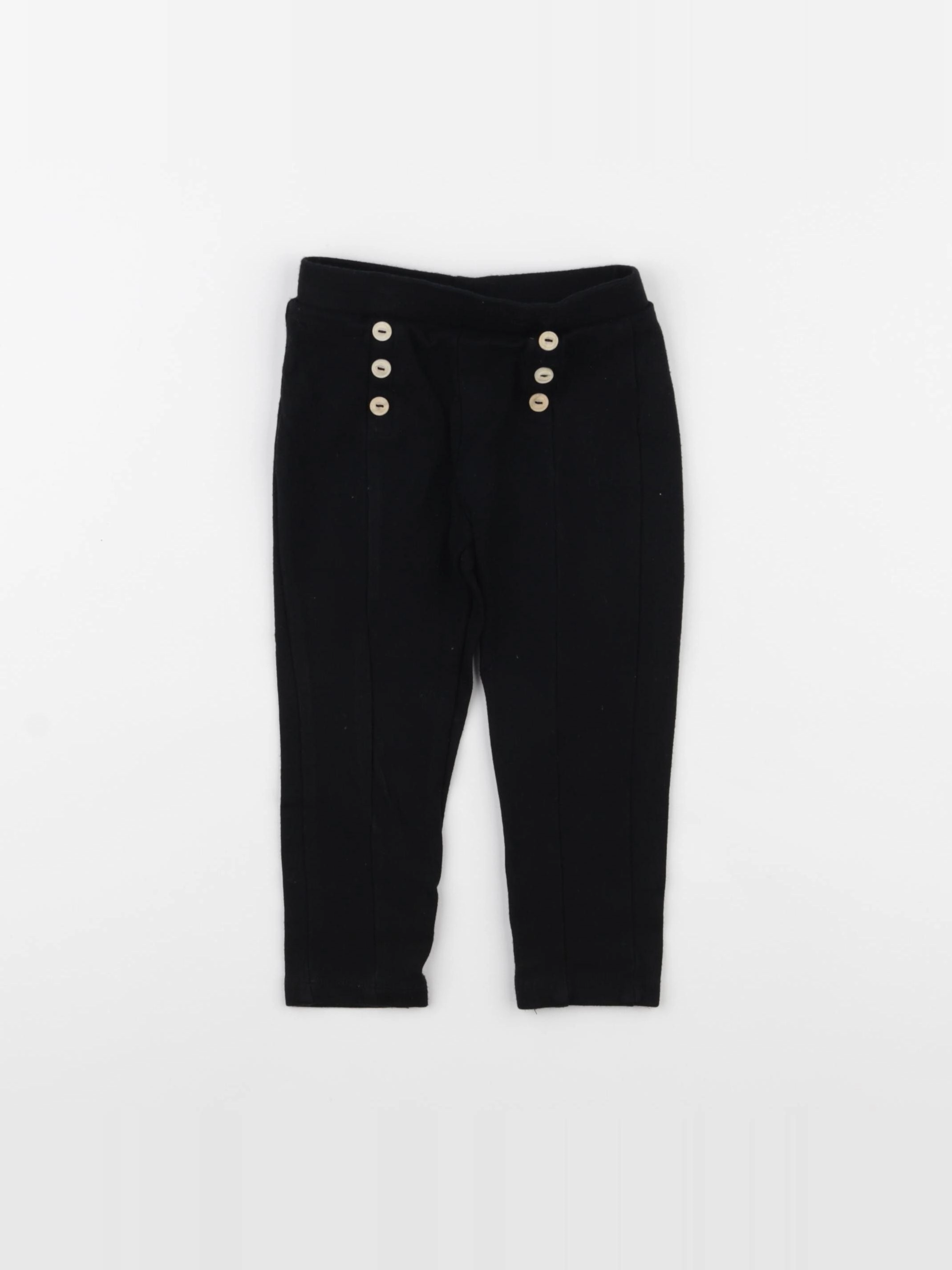 Zara - legging noir - 18/24 mois