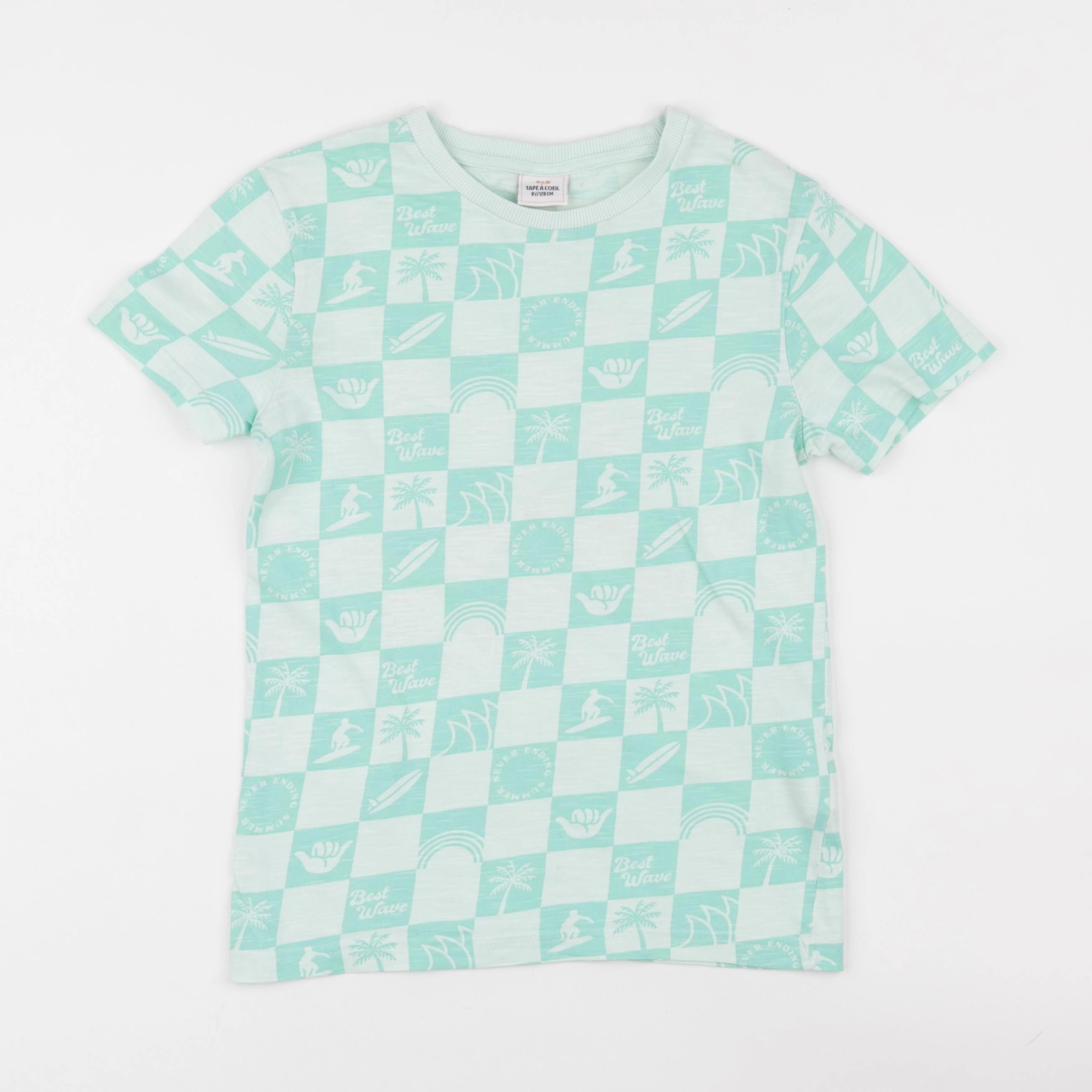 Tape à l'oeil - tee-shirt vert - 8 ans