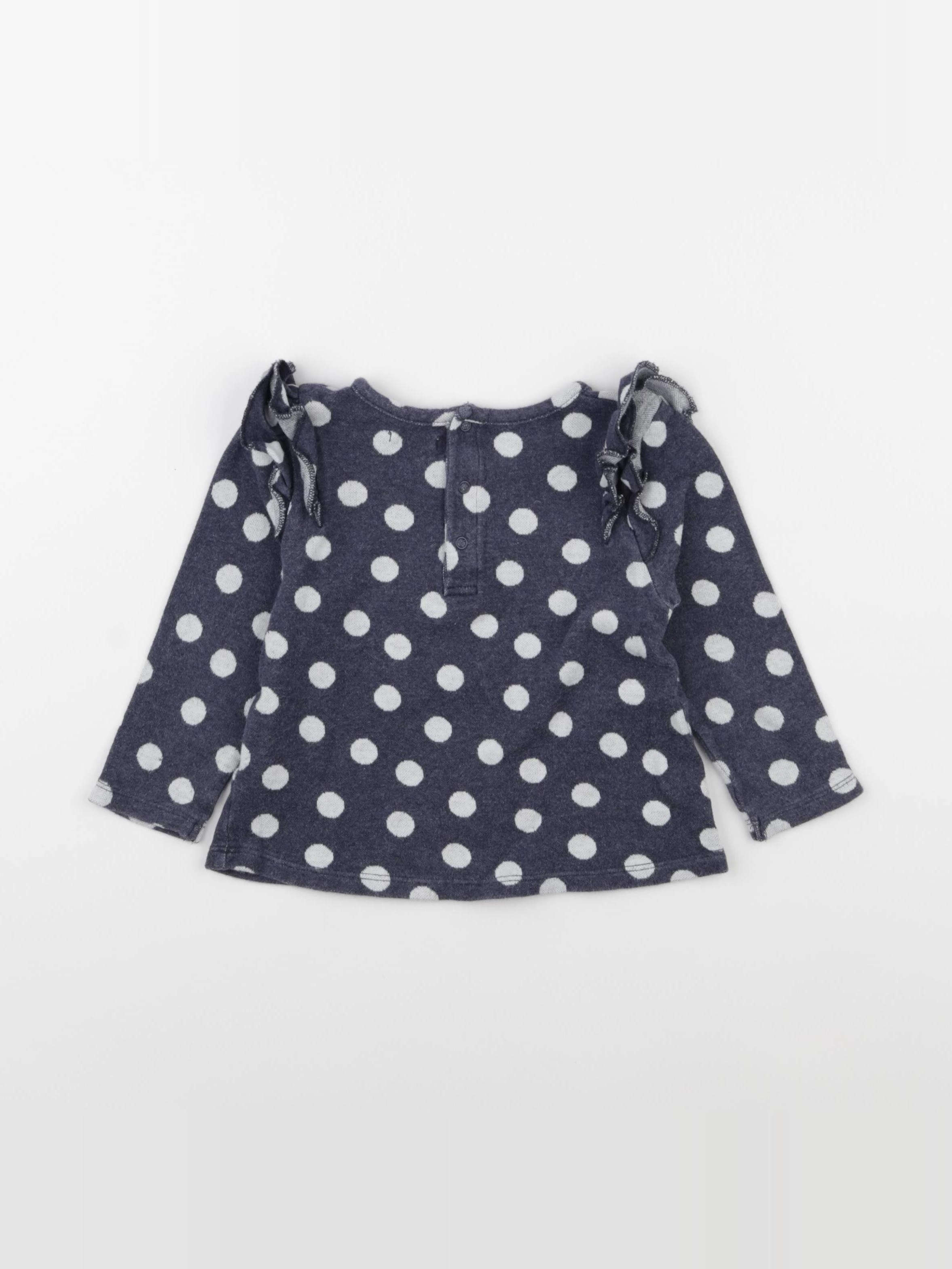 Boutchou - pull bleu - 24 mois